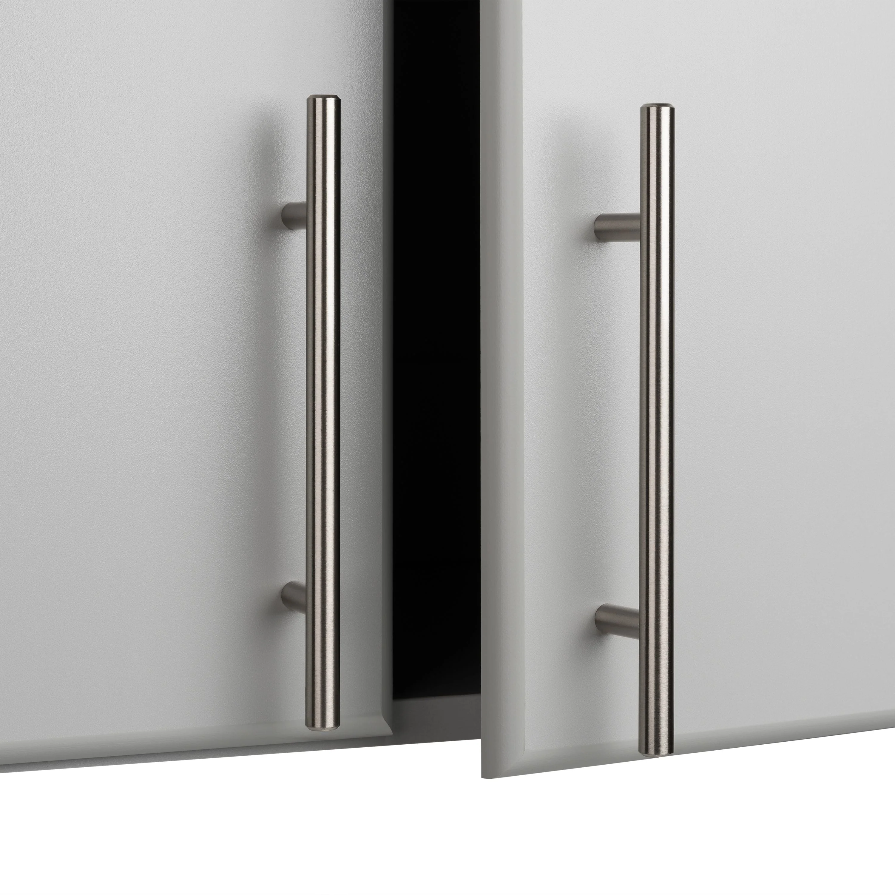 Prepac Elite 2 Door Standing Storage Cabinet, Light Gray