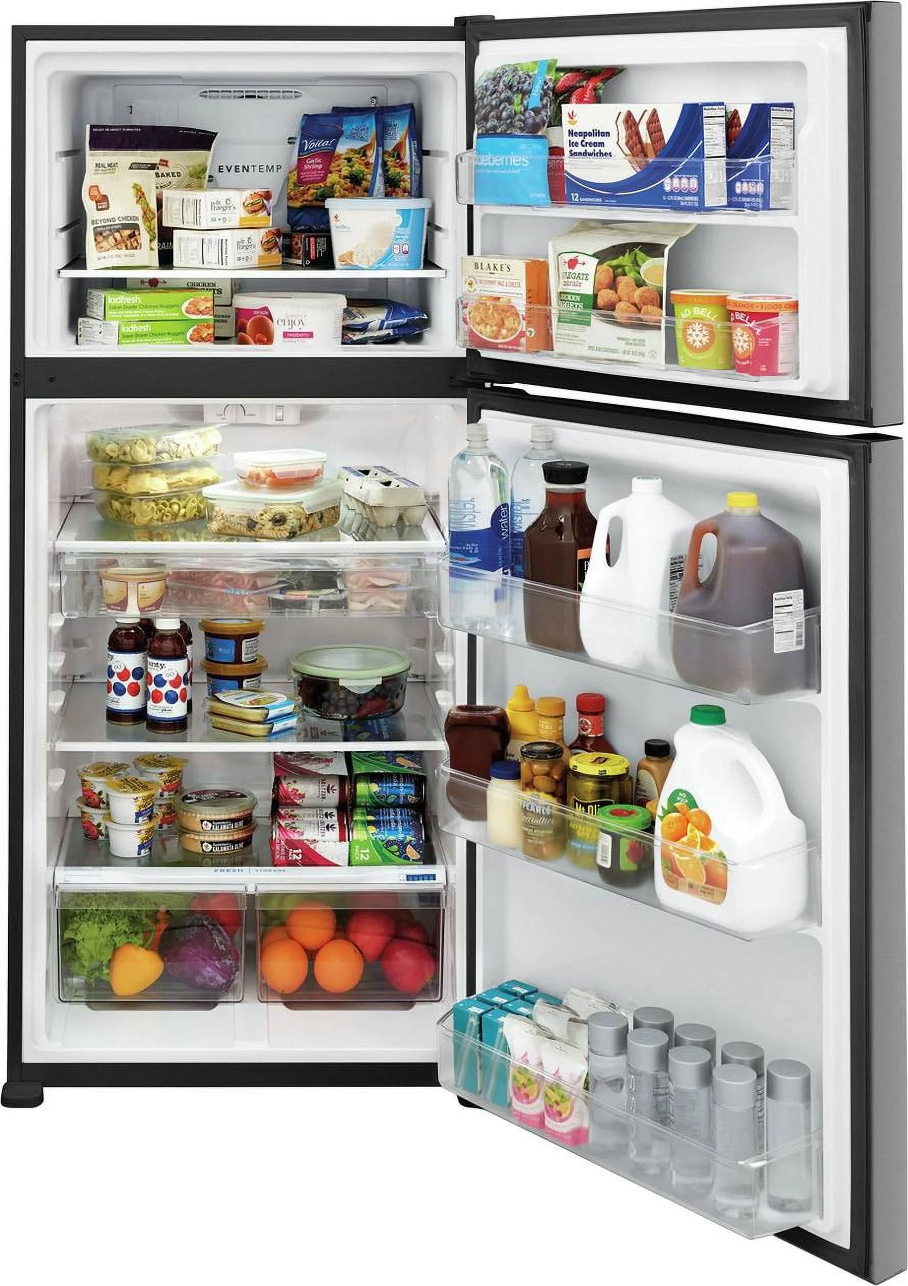 Frigidaire FFTR2045VS 20 Cu. Ft. Top-Freezer Refrigerator, Garage Ready, Stainless Steel