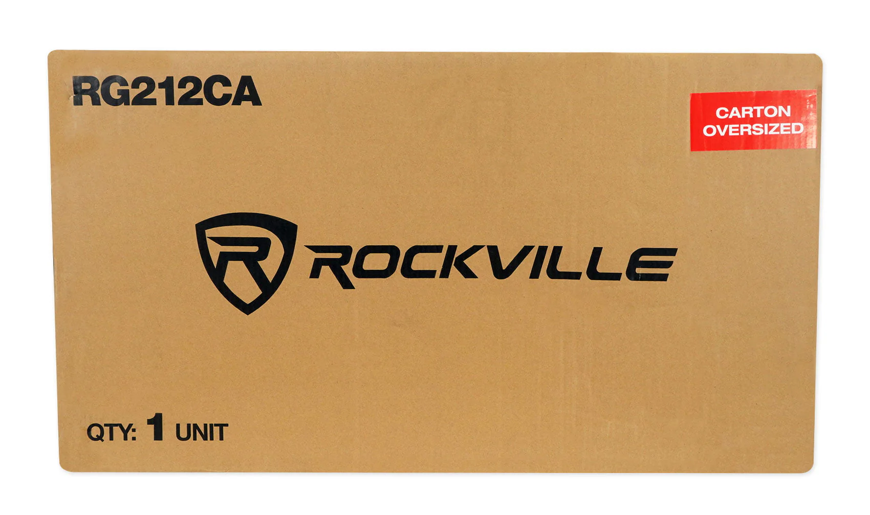 Rockville RG212CA 2000w Dual 12 inches Vented Powered Car Subwoofer Enclosure+Amp Kit