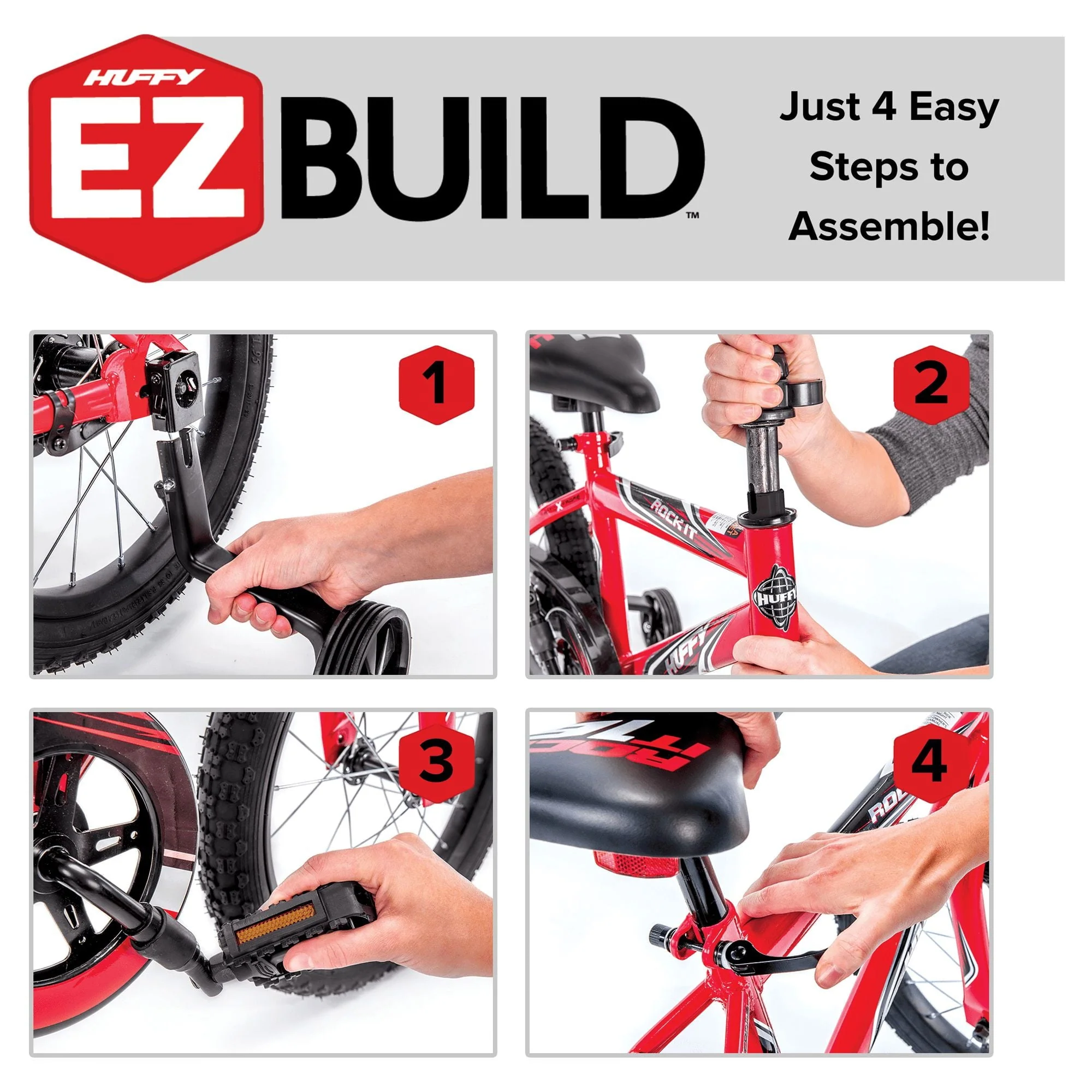 Disney 12 in. Minnie Mouse Bike with Training-Wheels for Girl's, Ages 2