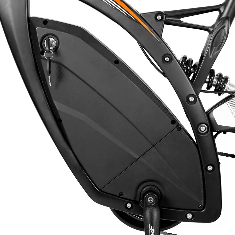 Ecotric Electric MTB Bike 18 Ah 48 V 750 W Battery 26 In. 4.8 In. Fat Tire Full Suspension Fork Aluminum Frame Men's Mountain Bike Beach E-Bike Snow Bicycle for Adults A-E516646