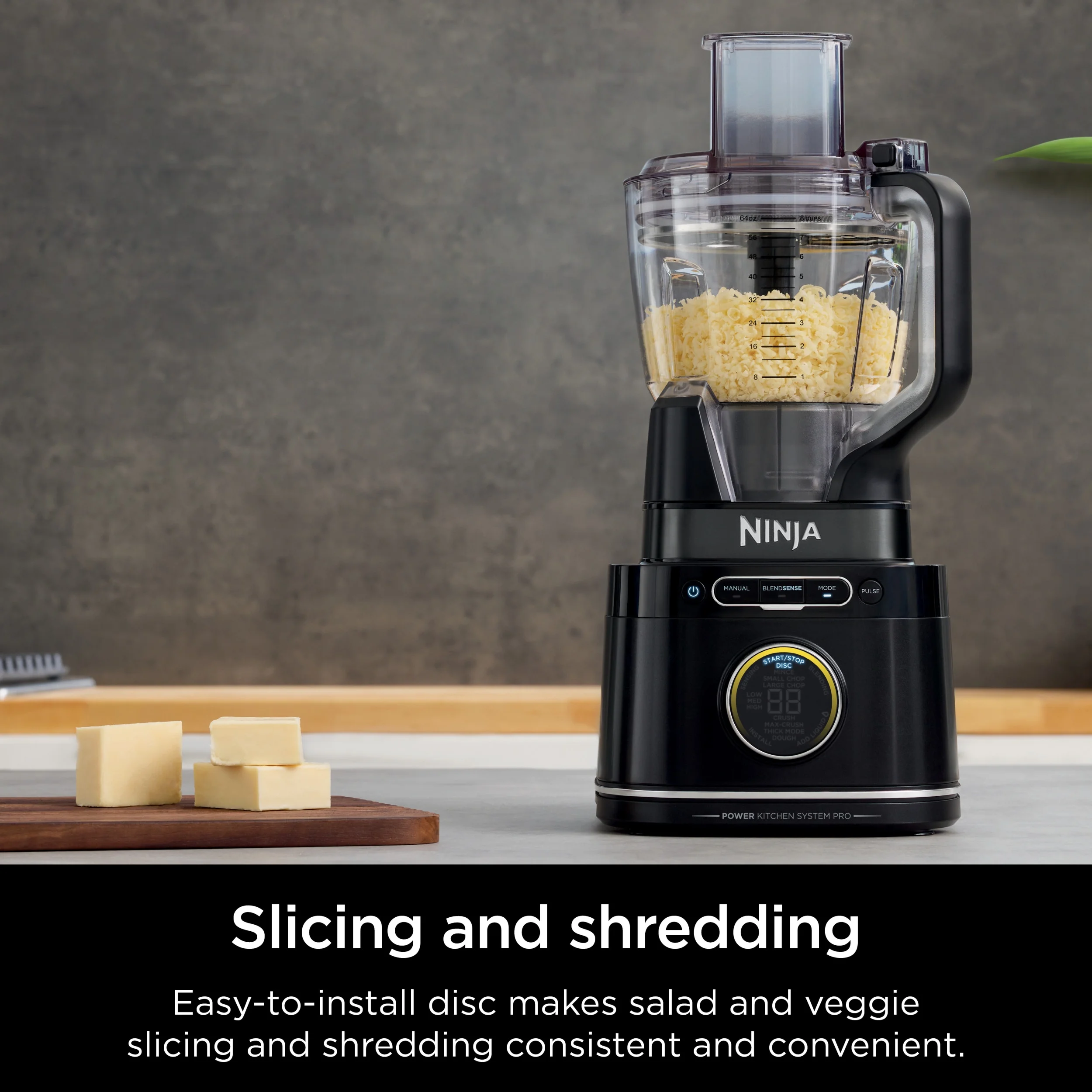 Ninja Detect Kitchen System Power Blender + Processor with Blend Sense Technology, Silver, TB400