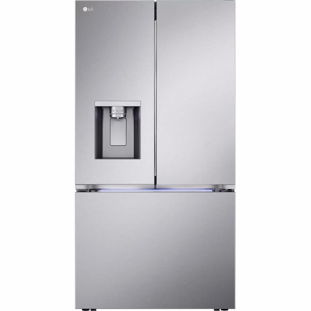 LG LRYXC2606S 25.5 Cu. Ft. Stainless Steel French Door Counter Depth Smart Refrigerator