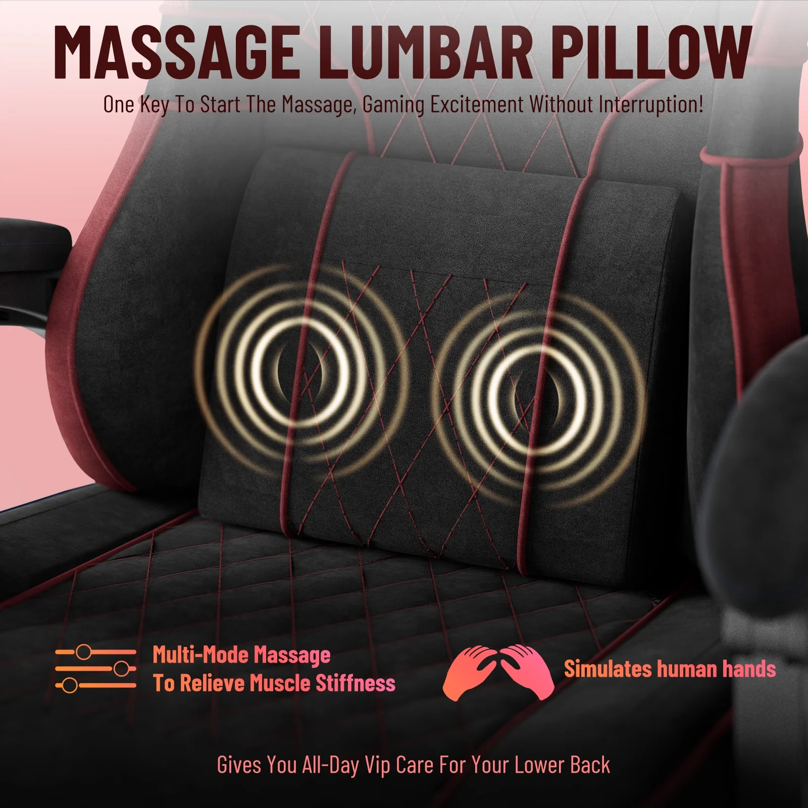 SOONTRANS Gaming Chair for Adults, Velvet Fabric High Back Comfortable Video Game Chair with Footrest and Massage Lumbar Cushion, Racing Computer Desk Chair, Ergonomic Gamer Chair, Black/Grey