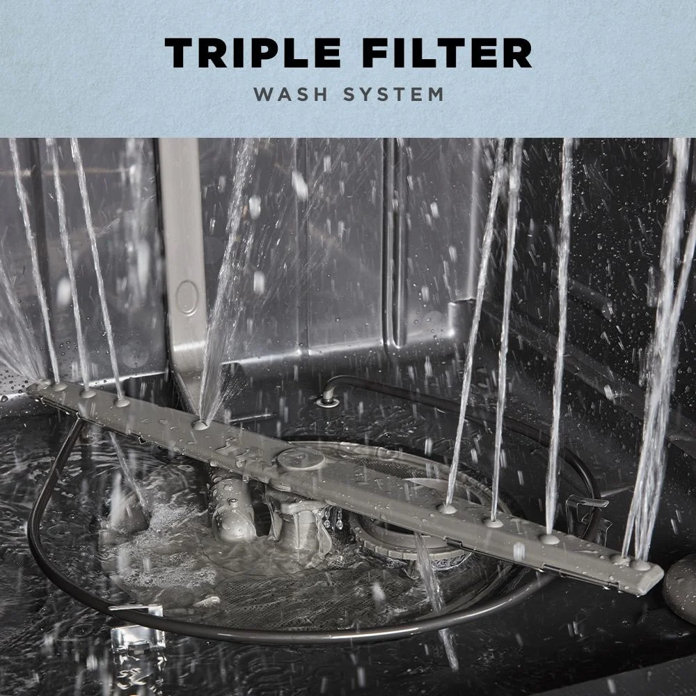 Amana ADFS2524RS 59 dBA Stainless Front Control Dishwasher