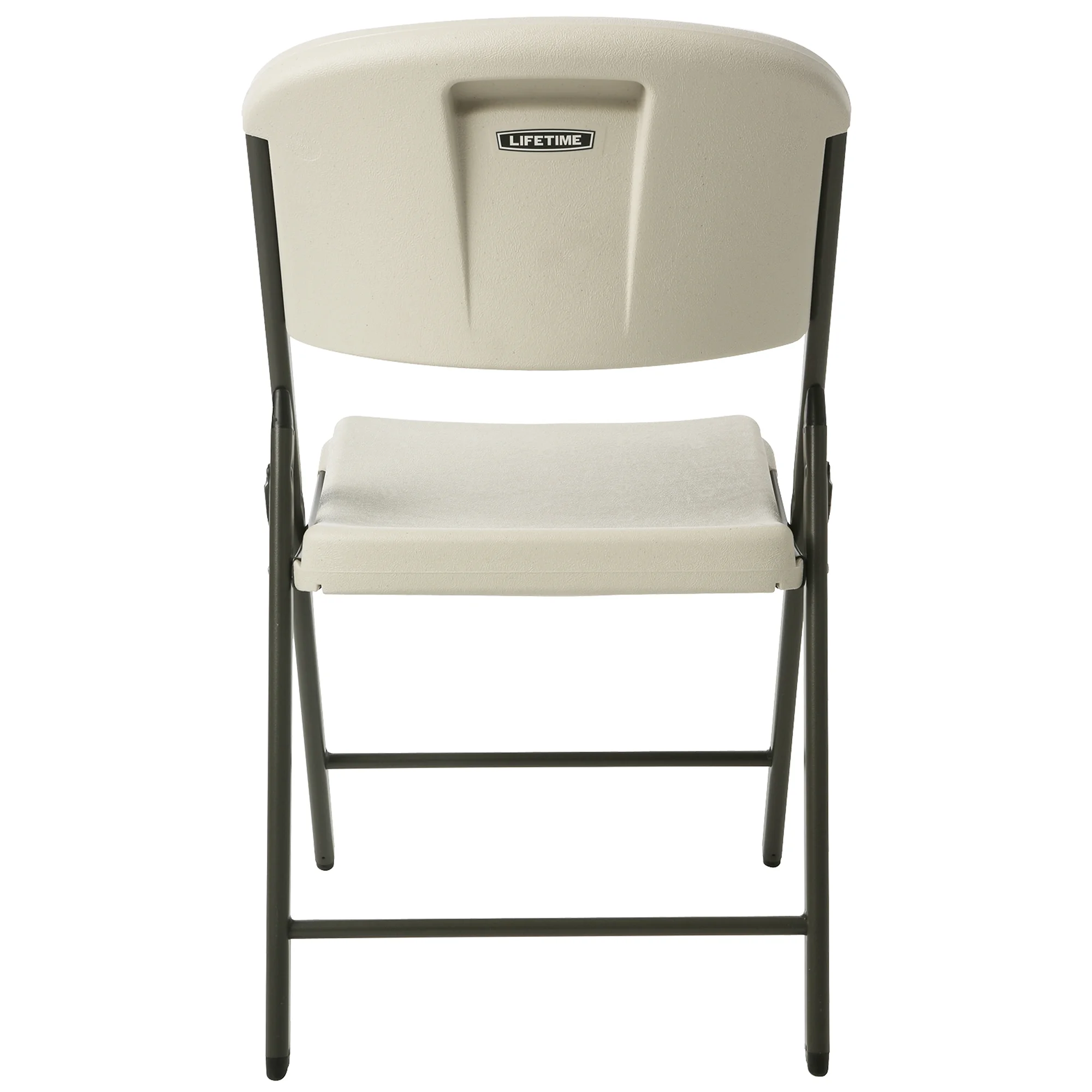 Lifetime Folding Chair, Indoor/Outdoor Commercial, White Granite, 4 Pack (42804)