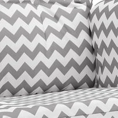 Angel Line Windsor Glider and Ottoman, Natural Finish with Gray Cushions