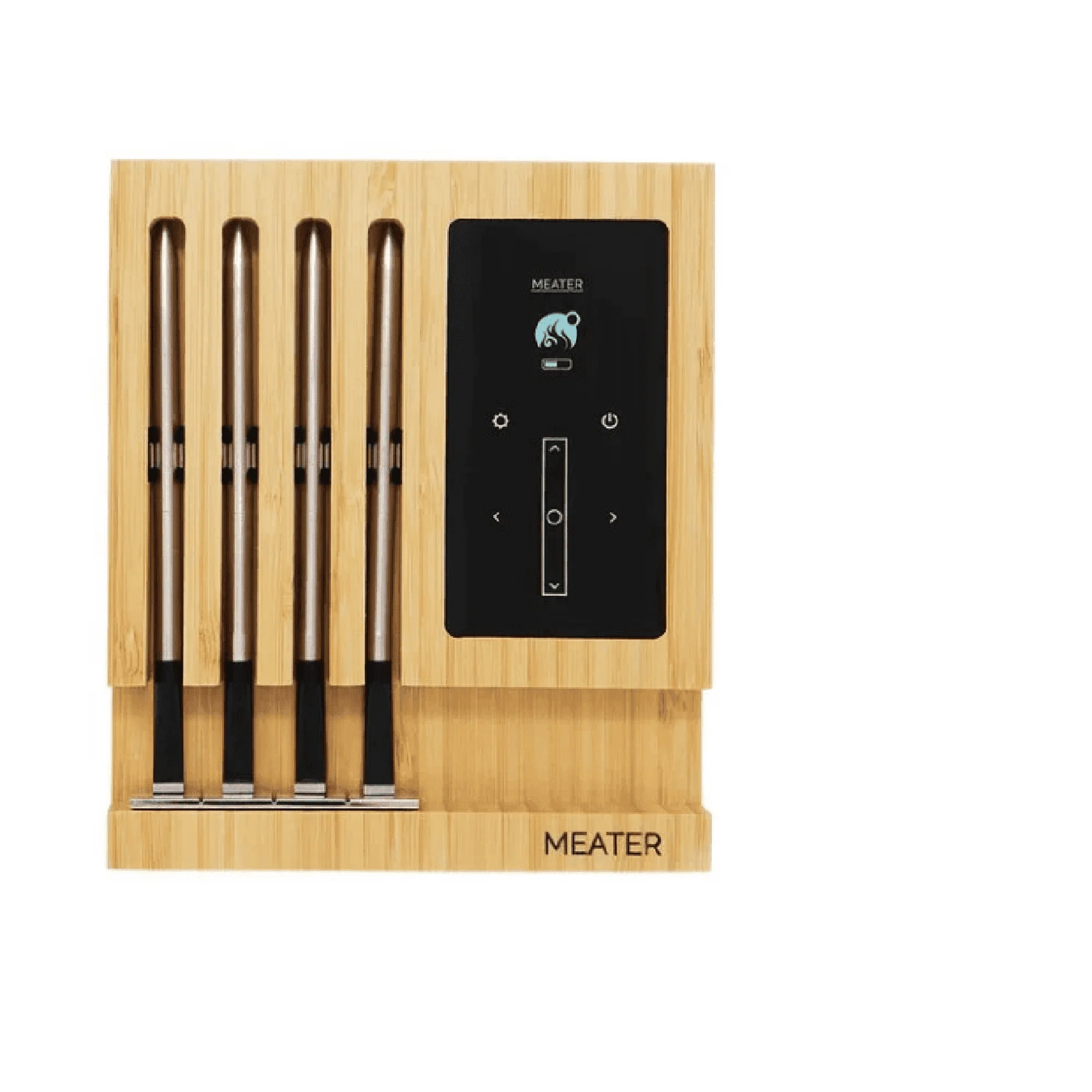MEATER Block: 4-Probe 165ft Wireless Connection Premium WiFi Smart Meat Thermometer | for BBQ, Oven, Grill, Kitchen, Smoker, Rotisserie, Digital Display