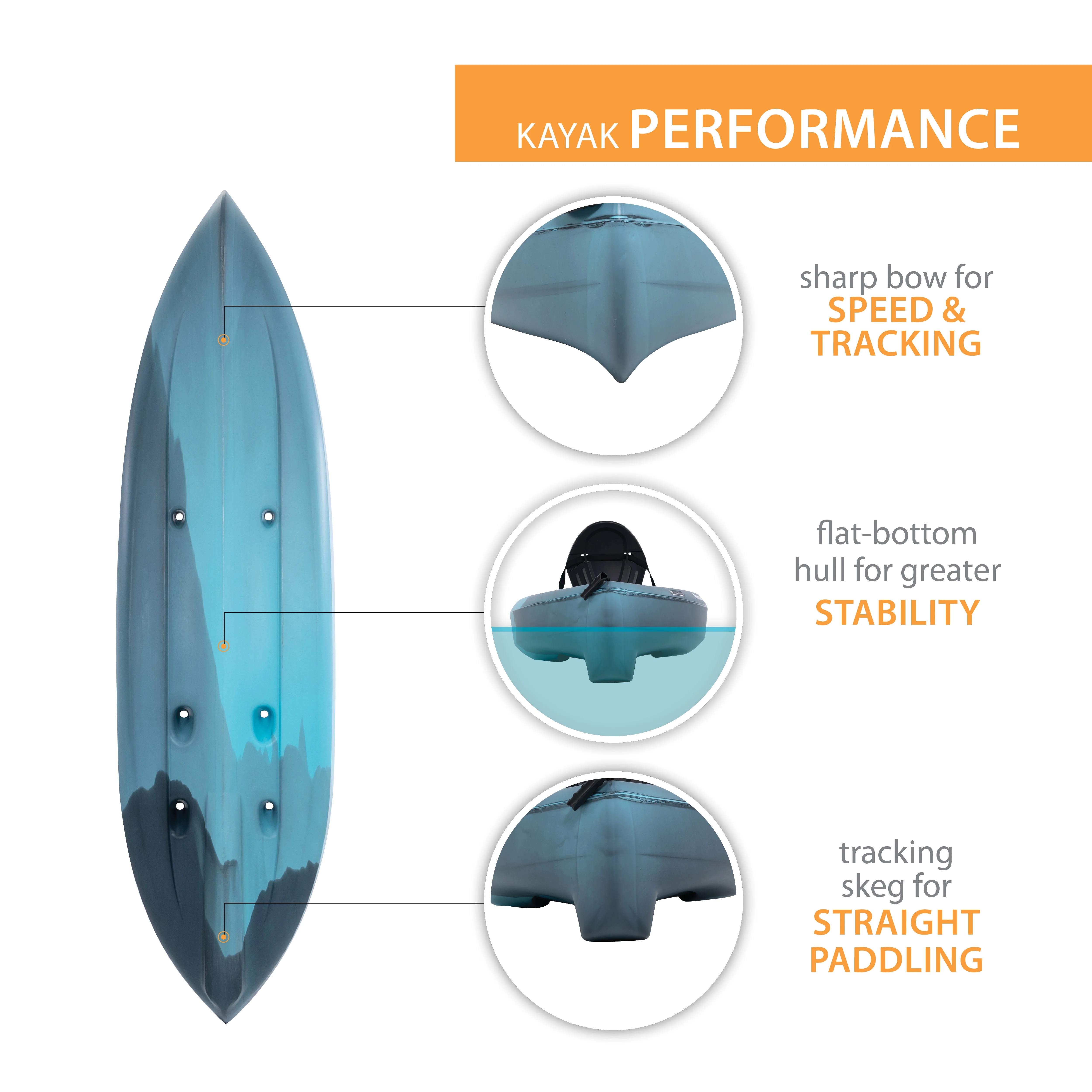 Lifetime Tamarack Angler Fishing Kayak- Arctic Fusion 2-Pack