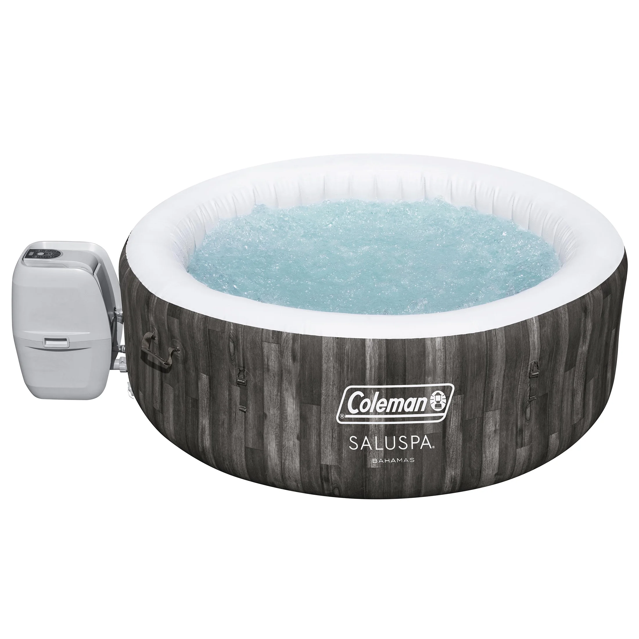 Coleman Bahamas AirJet Inflatable Outdoor Round Hot Tub 2-4 Person with Pump #P08411