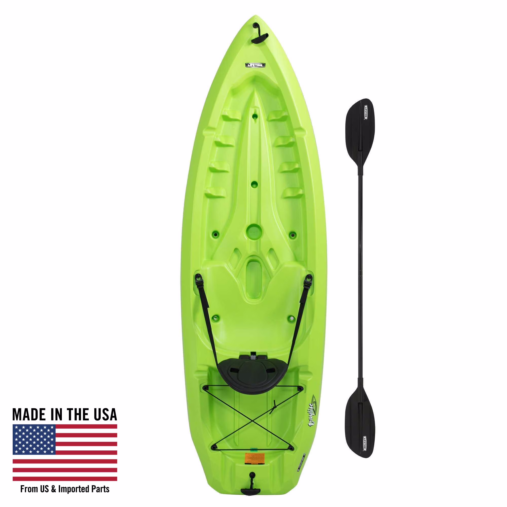 Lifetime Daylite 8 ft Sit-on-Top Kayak, Red (90775)
