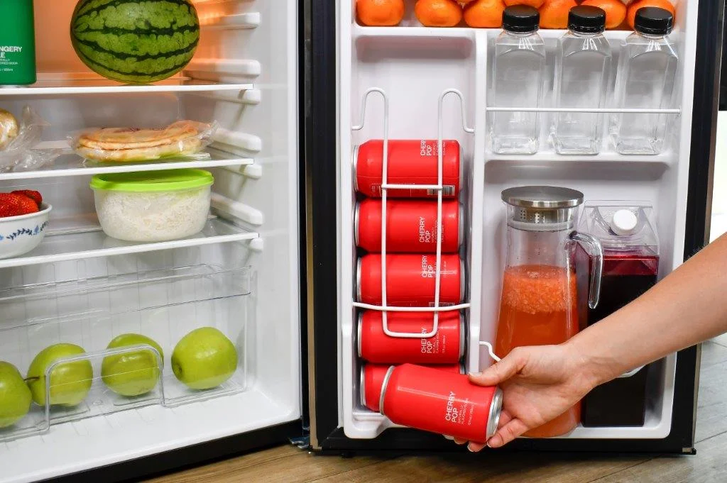 Frigidaire, 4.5 Cu. ft., 2 Door Compact Refrigerator-Chrome Trim, EFR451, Platinum