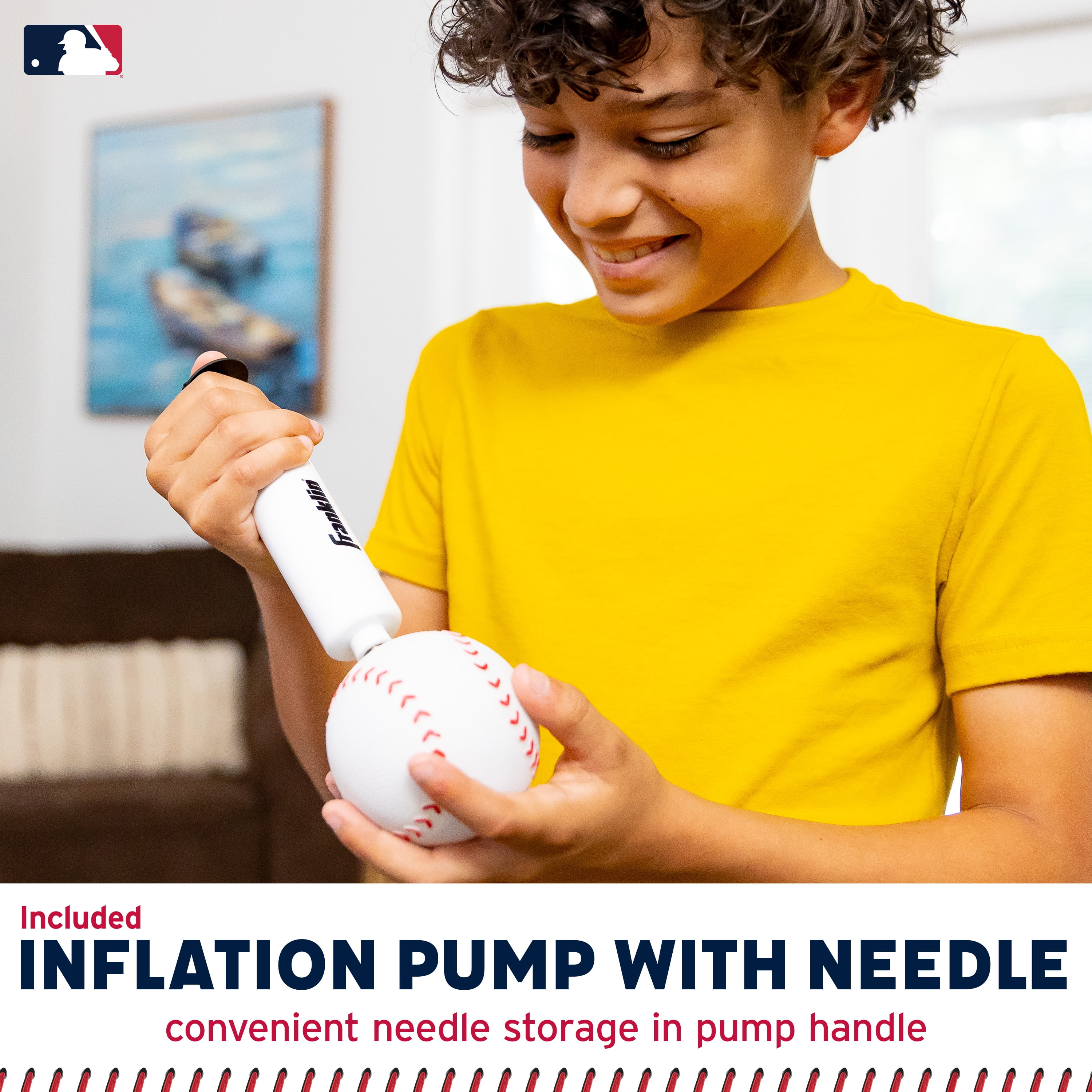 Franklin Sports MLB Baseball Target Toss Game - MLB Deluxe Kids Baseball Throwing Game Target + Balls Set - Fun Baseball Game + Toy Set for Kids