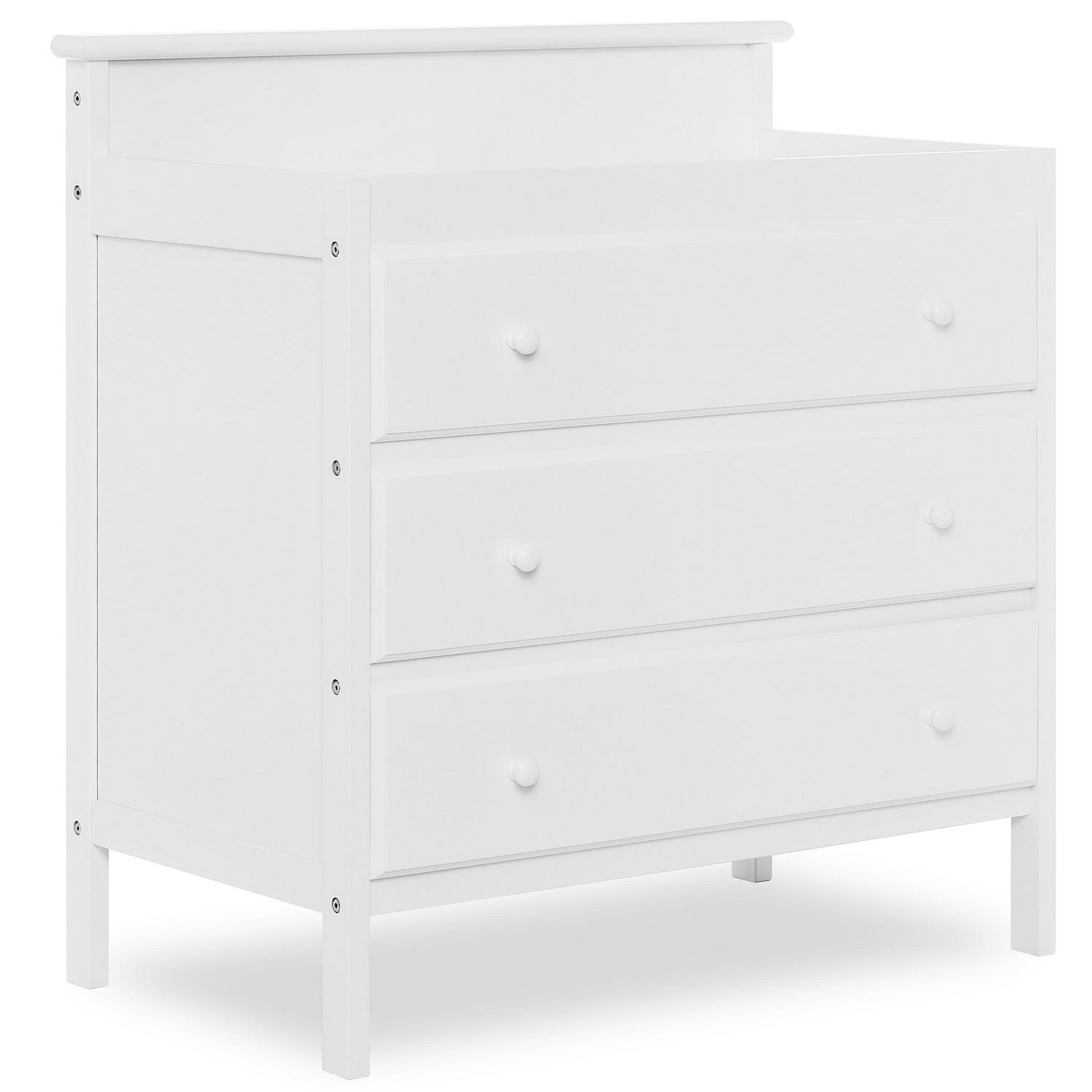Dream On Me Mason Modern Changing Table With Free Changing Pad In White