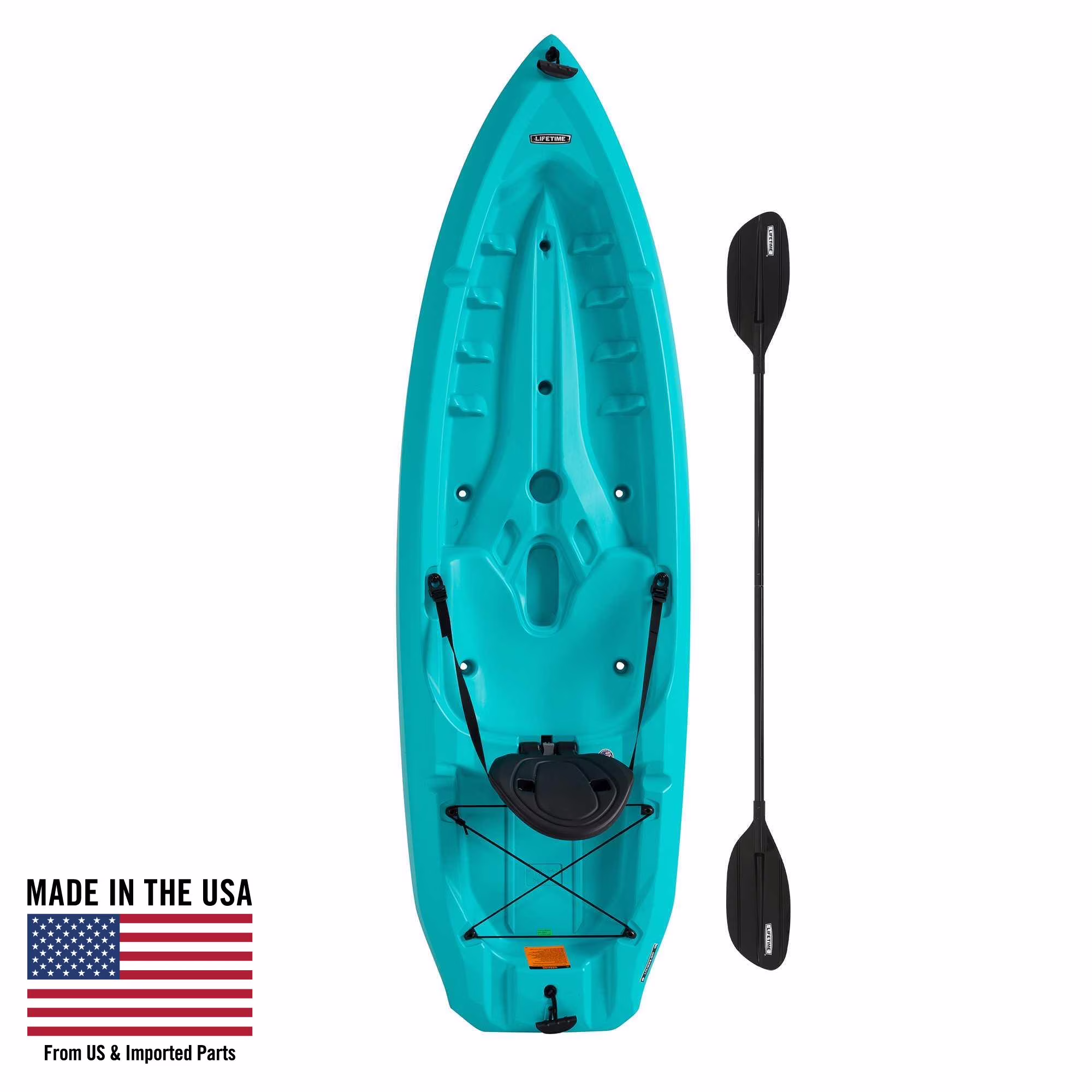 Lifetime Daylite 8 ft Sit-on-Top Kayak, Red (90775)