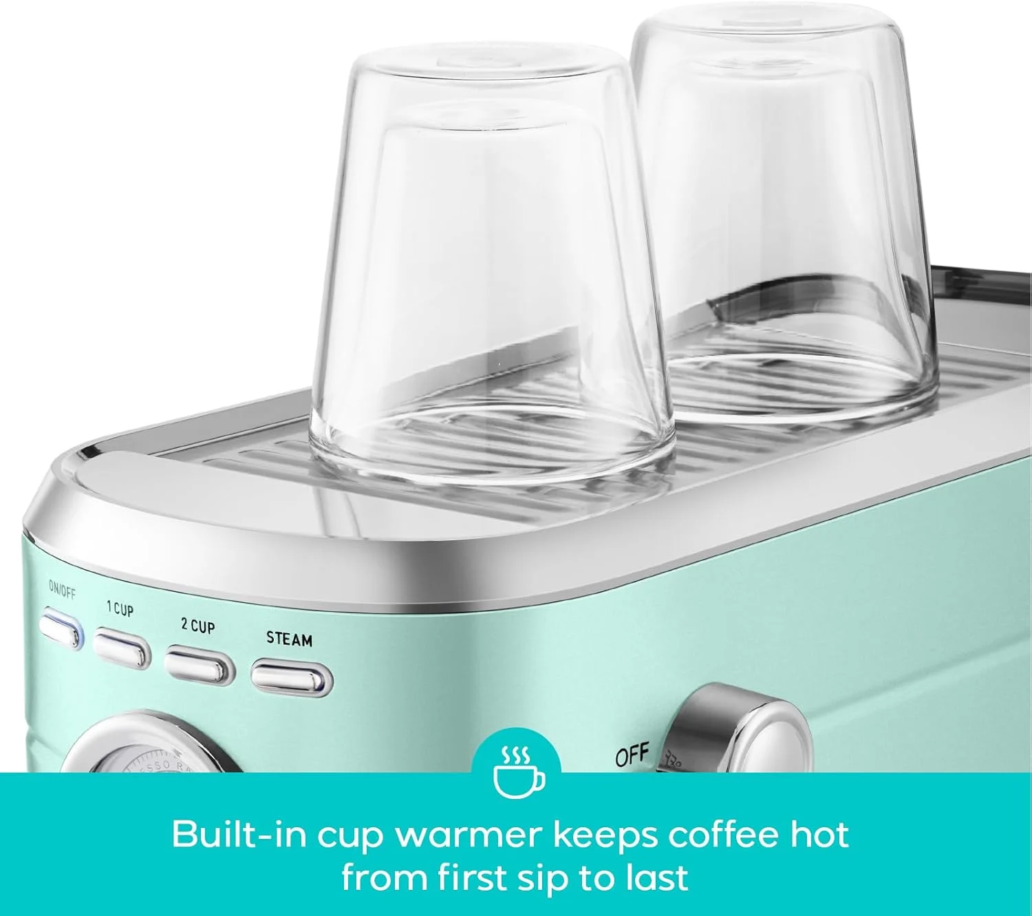 CASABREWS CM5418 20-Bar Espresso Machine and Coffee Maker, Silver