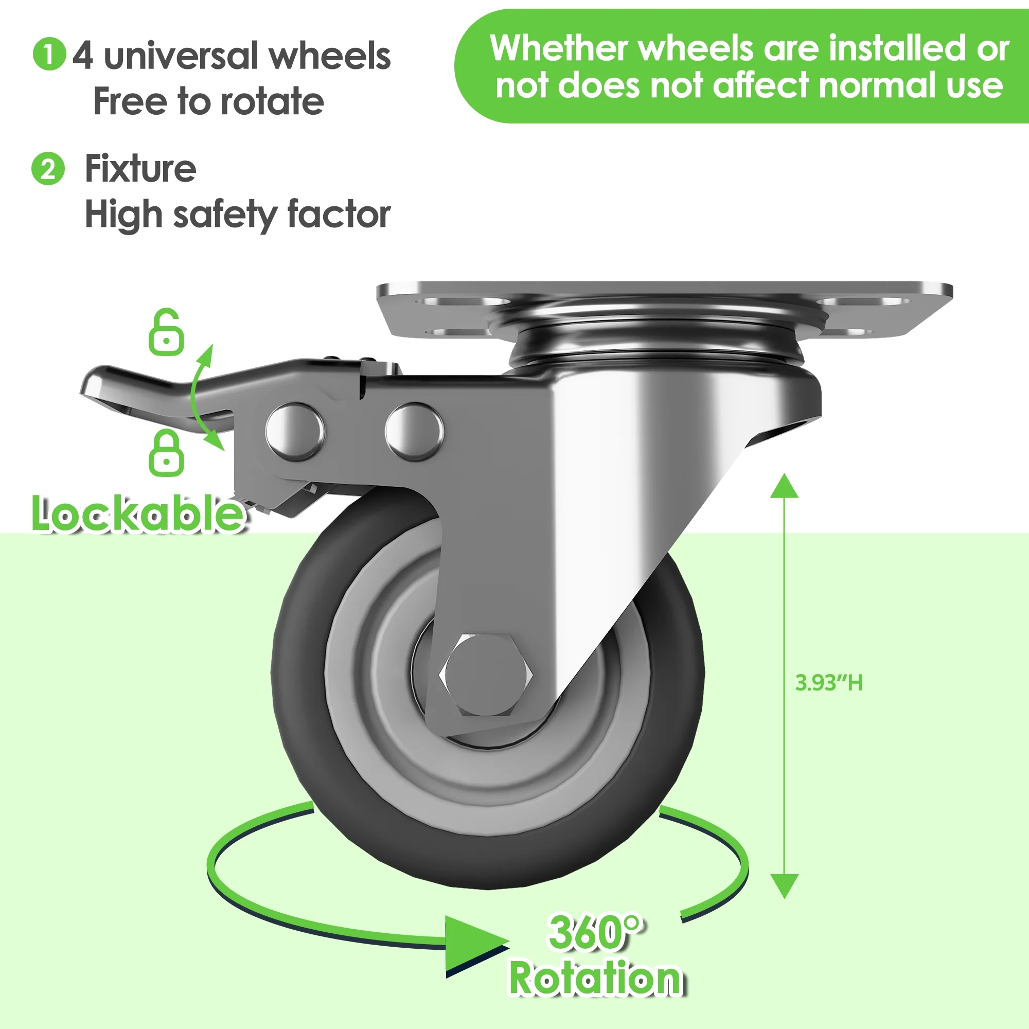 SUPEER Metal Rolling Storage Cabinets with Locking Doors and 5 Adjustable Shelves, Steel Garage Storage Cabinet for Garage, Office, Classroom, Assemble Required(Black)