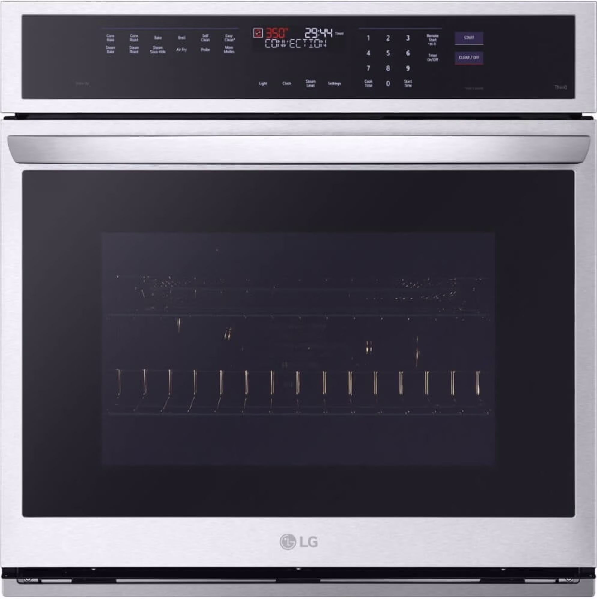 LG WSEP4727F 30 inch Stainless Built-In Electric Single Convection Wall Oven