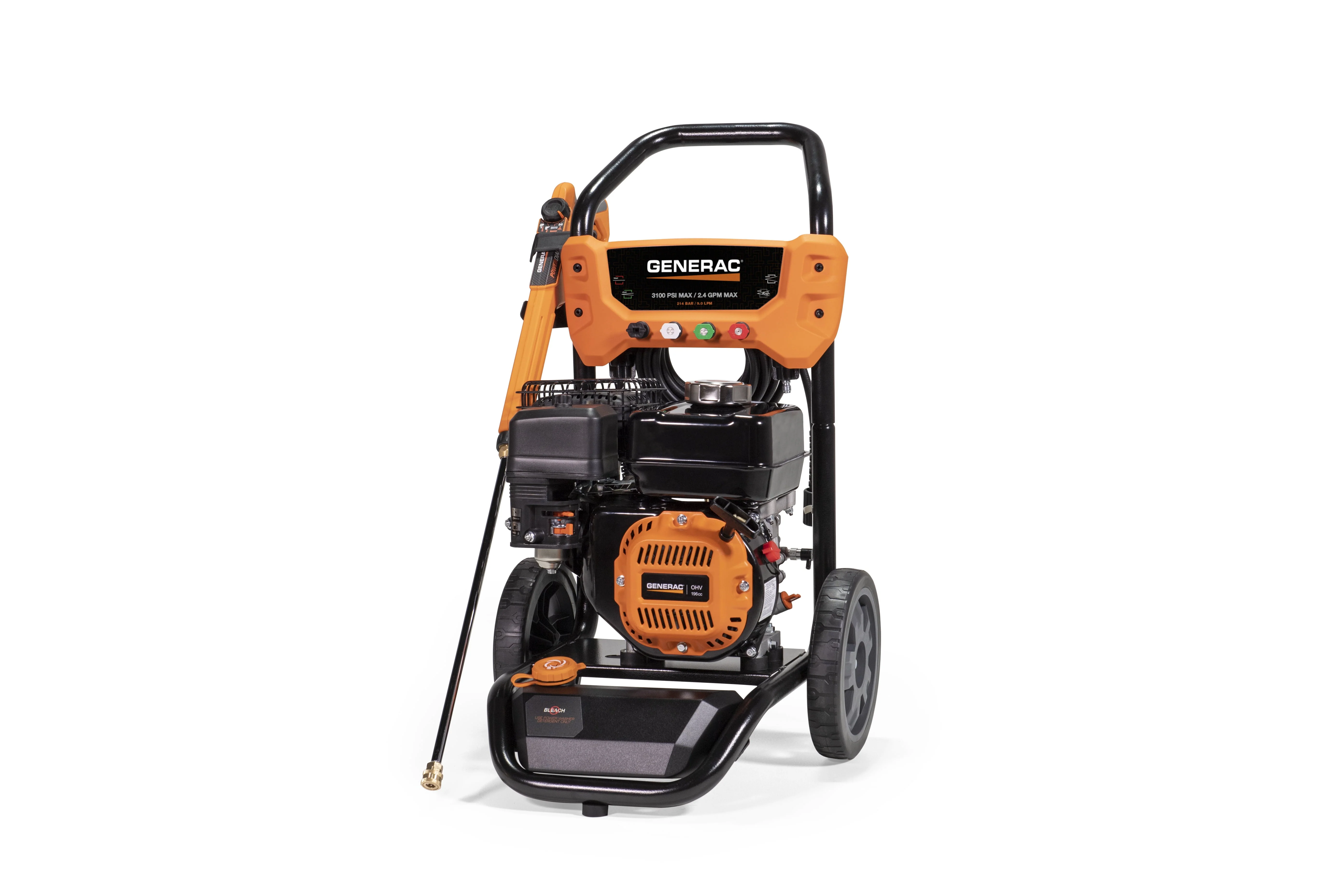 Generac 8901 3100 PSI 2.4GPM Gas Powered Residential Pressure Washer