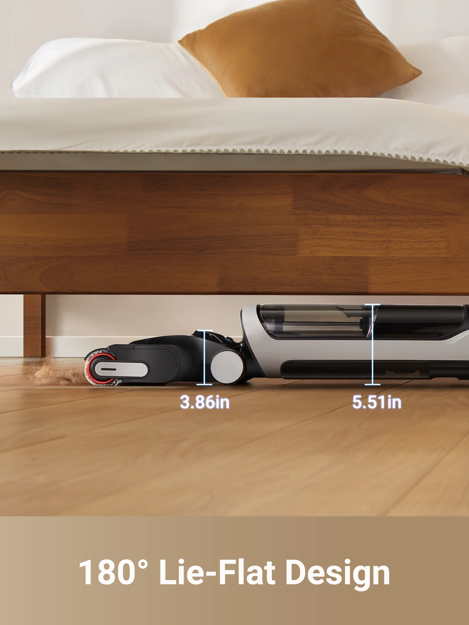 Dreame H12 Pro 900ml, 300W HP Wet Dry Vacuum Cleaner for Hard Floors with Accessories Included