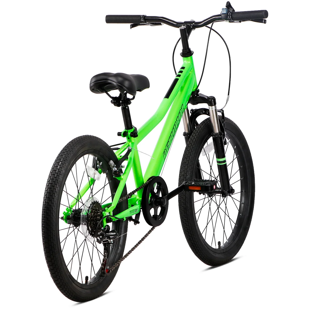AVASTA 20'' Big Kids Mountain Bike for Age 6 7 8 9 10 11 12 Years Old Boys Girls Teen with Suspension Fork Front & Rear Dual Hand Brakes 6 Speeds Drivetrain, Cyan