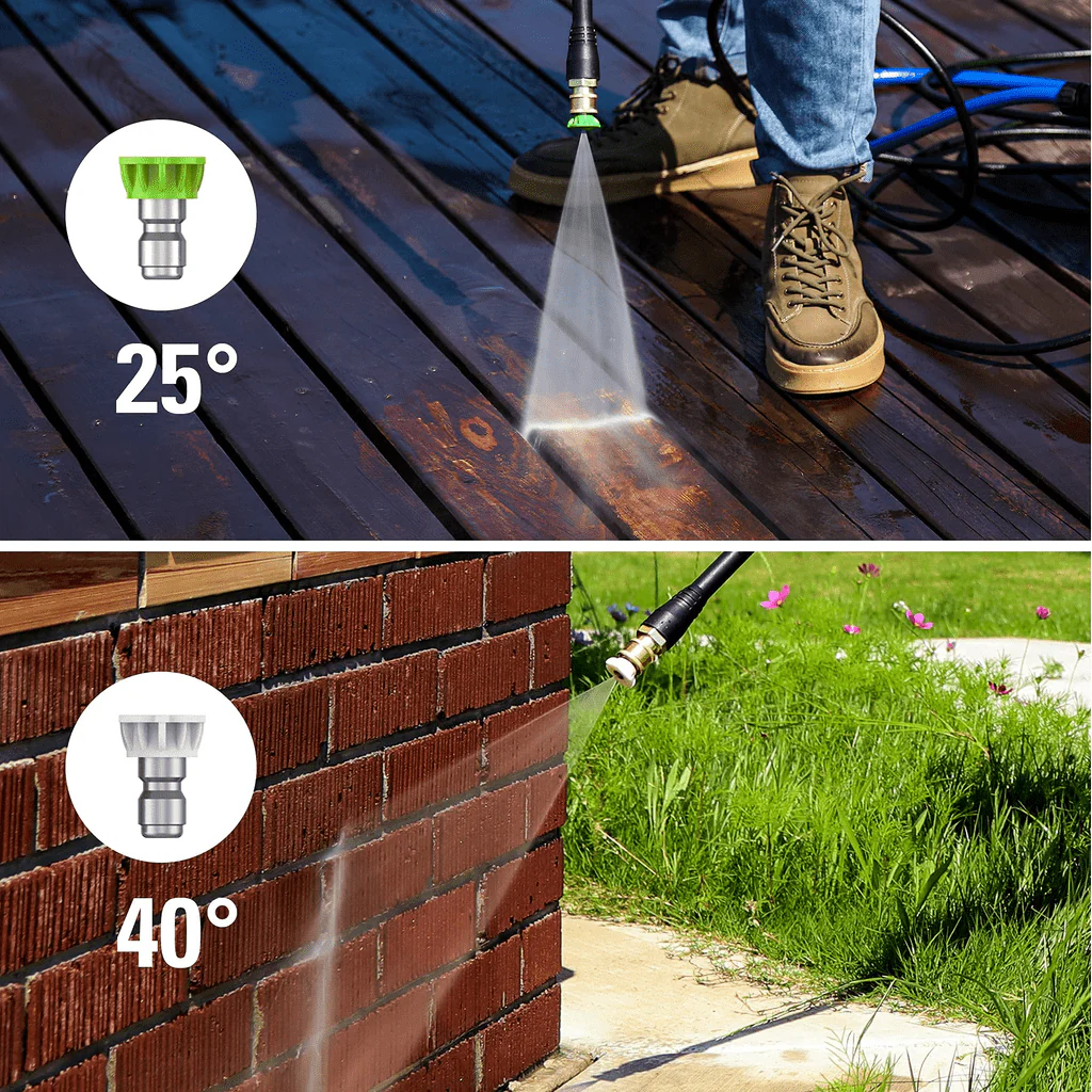 POWERWORKS 1700 Psi 1.2 GPM Pressure Washer, for Cleaning Homes/Cars/Driveways/Patios