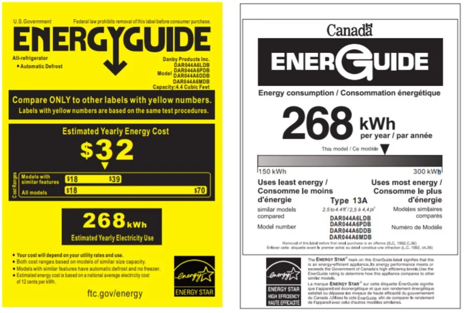 Danby 4.4 Cubic Feet Compact Sized Mini Beverage Refrigerator with Lock, White