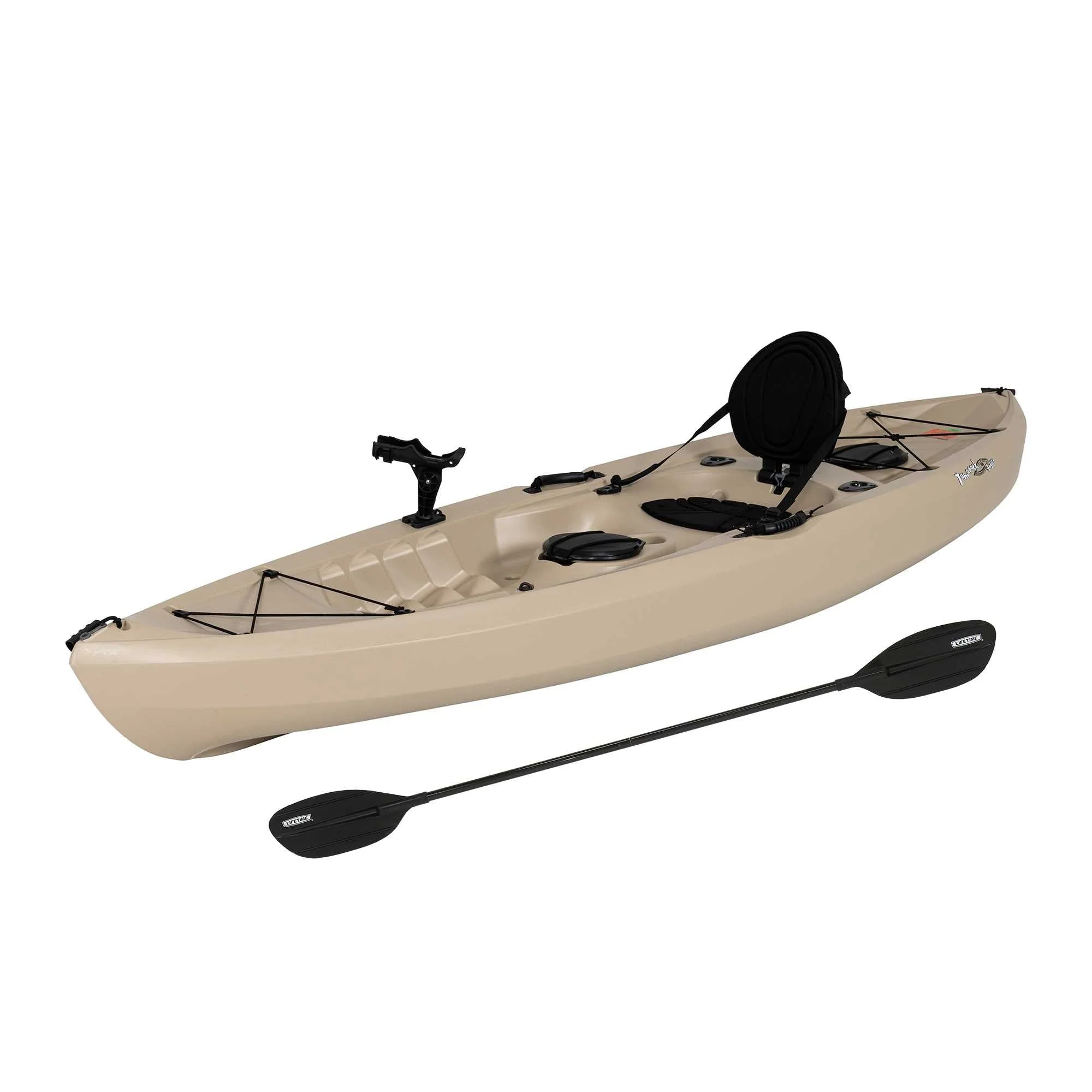 Lifetime Tamarack Angler 10 ft Sit-on-Top Fishing Kayak, Tan (90508)