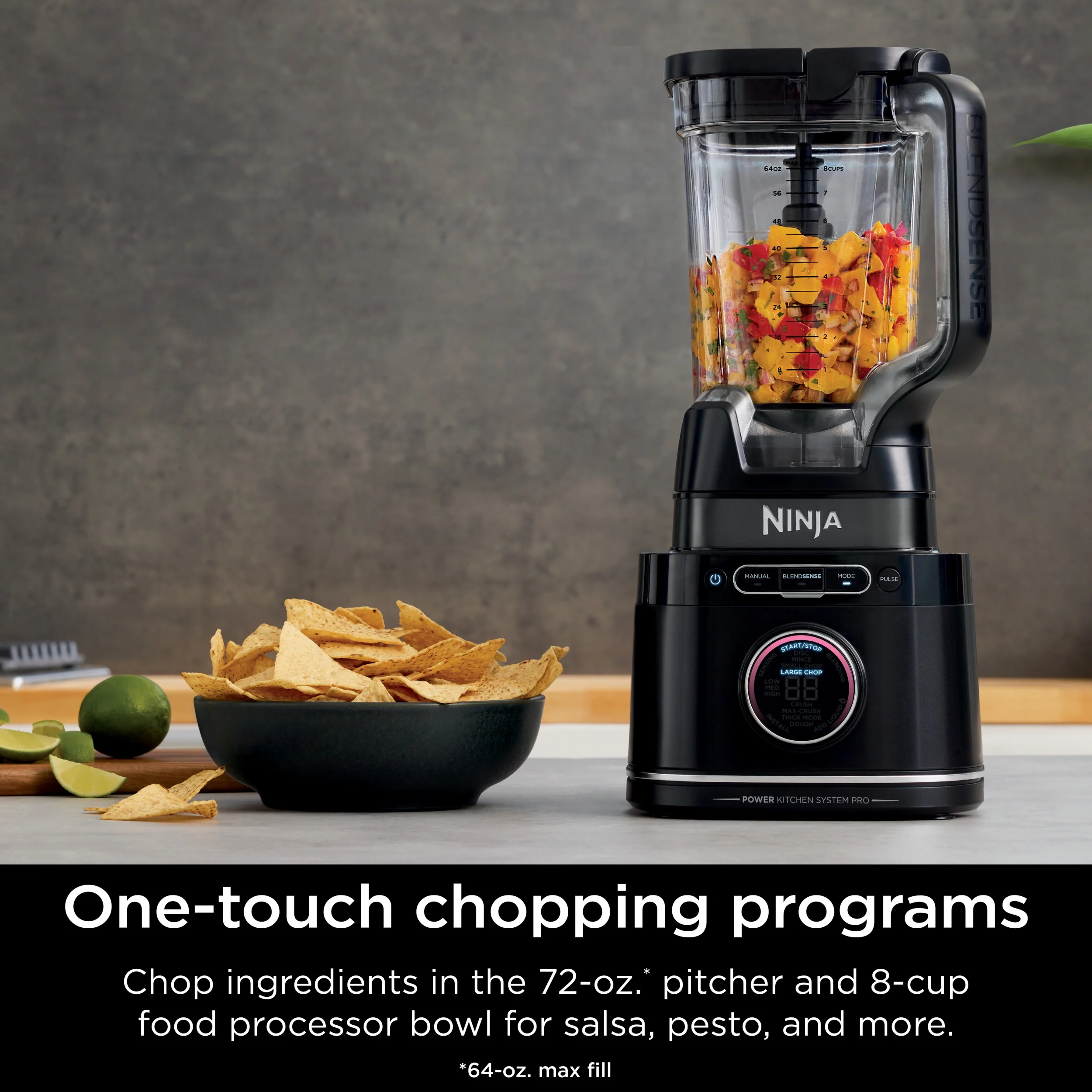 Ninja Detect Kitchen System Power Blender + Processor with Blend Sense Technology, Silver, TB400