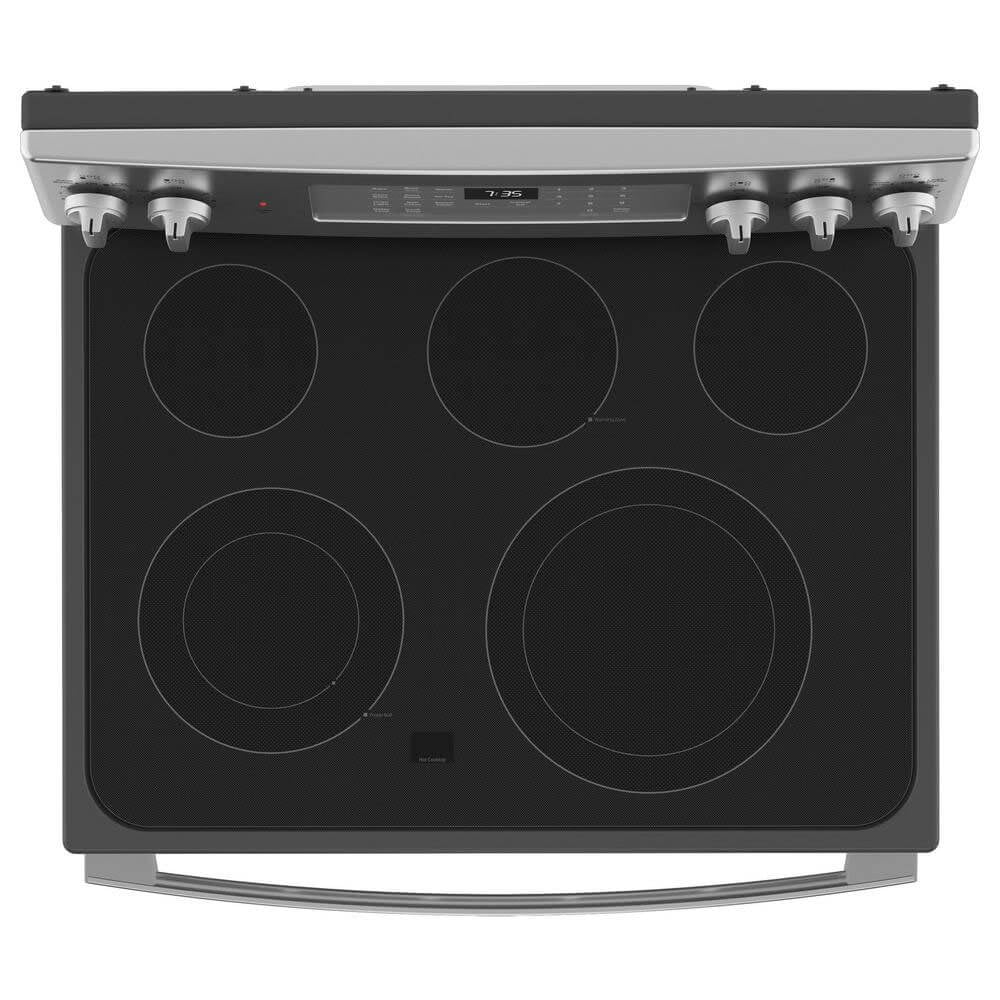 GE JB735SPSS 5.3 Cu. Ft. Stainless Steel Electric Convection Range with Air Fry