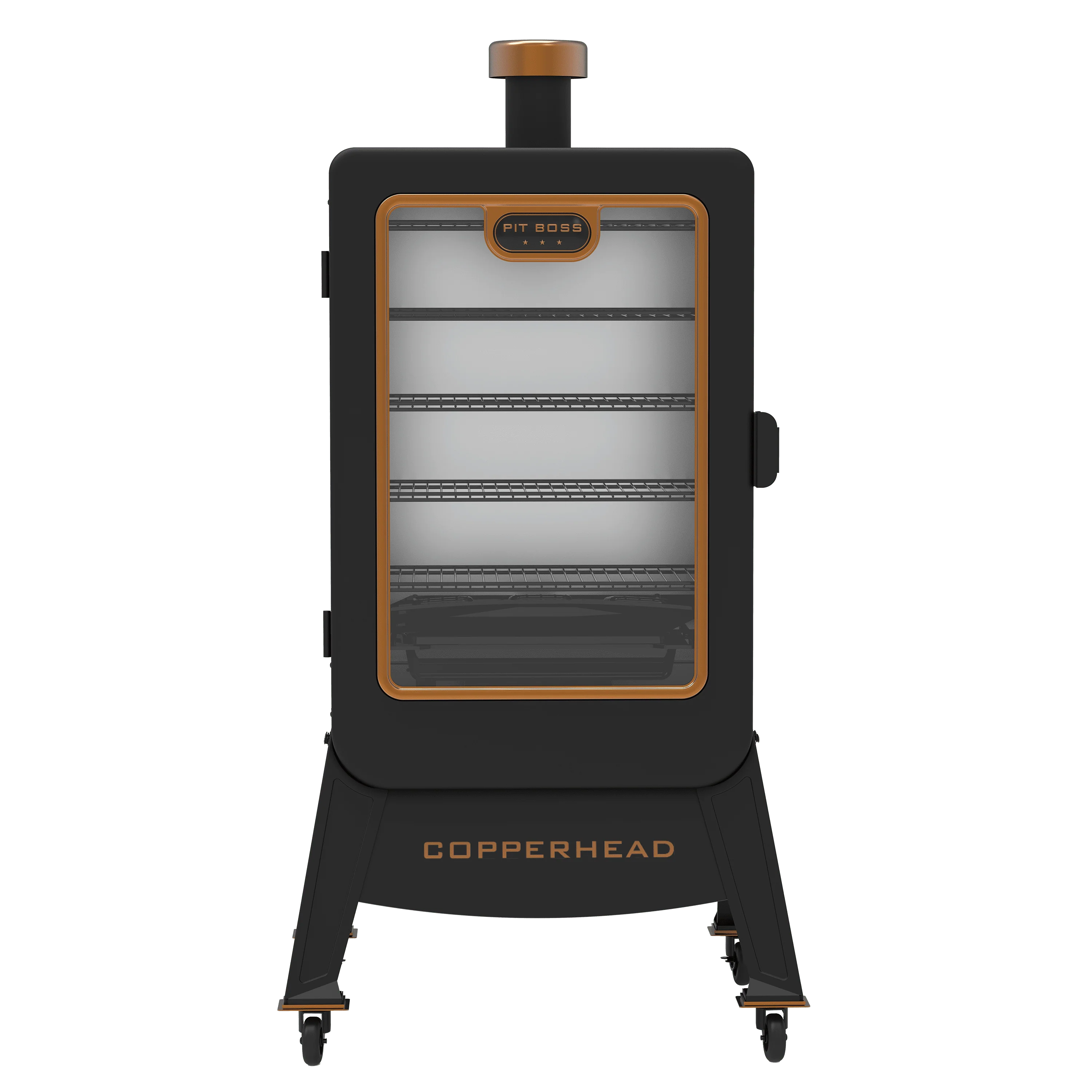 Pit Boss Copperhead 1300 Sq in Vertical Wood Pellet Smoker - Onyx Edition