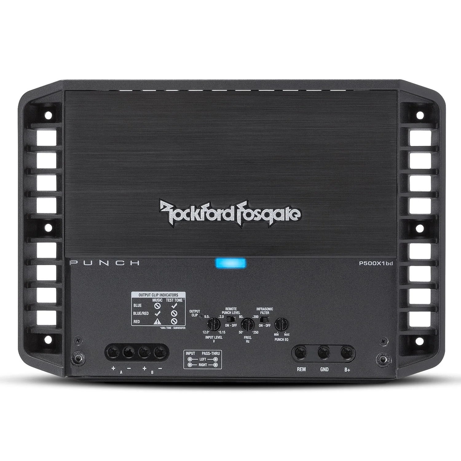 Rockford Fosgate P500X1BD Punch 500 Watt Class-bd Mono Amplifier