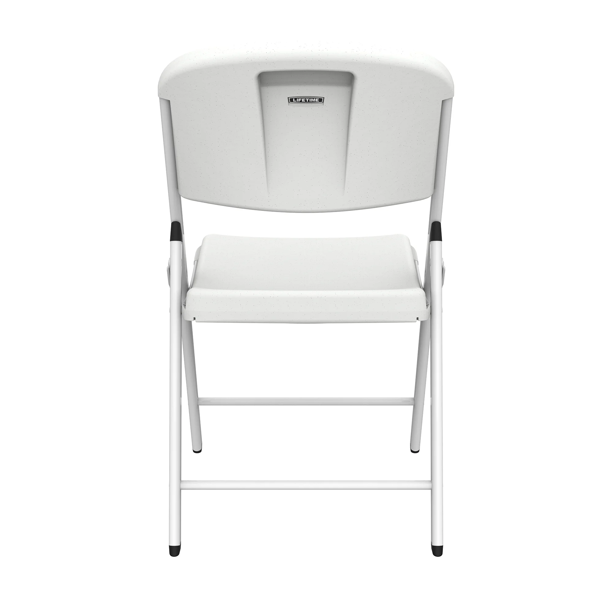 Lifetime Folding Chair, Indoor/Outdoor Commercial, White Granite, 4 Pack (42804)