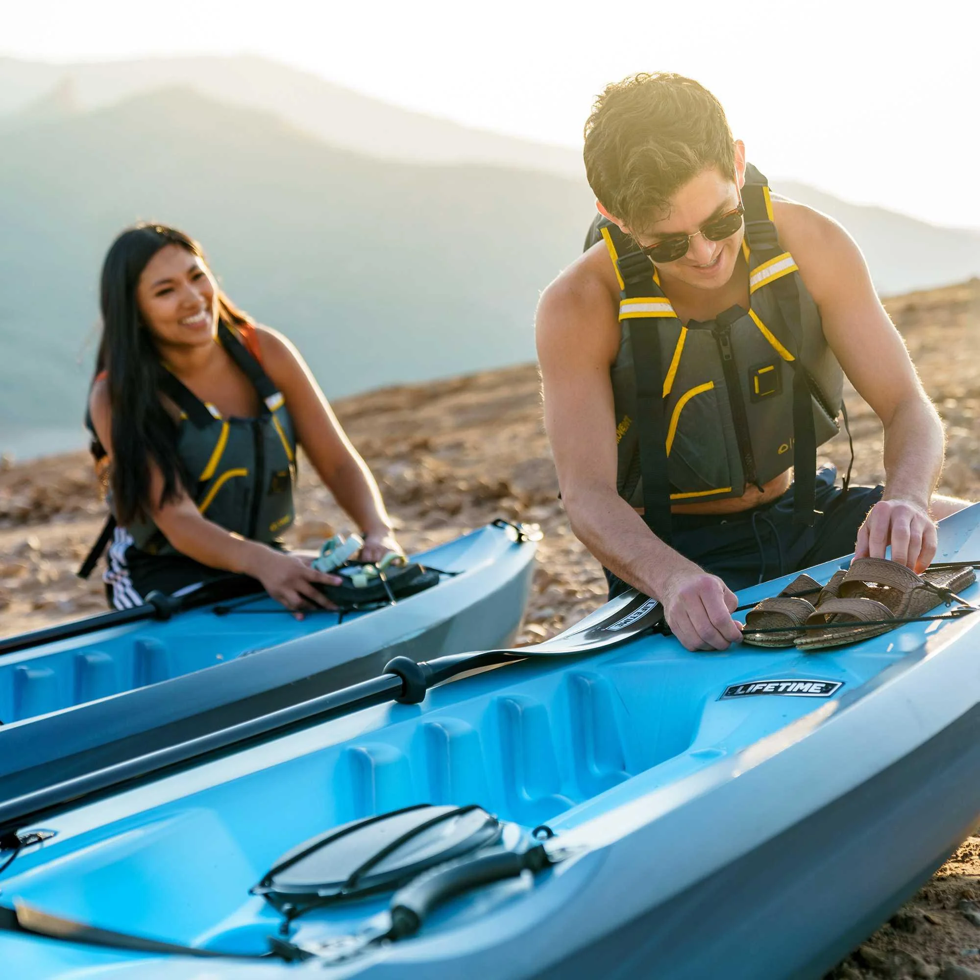 Lifetime Tamarack Angler Fishing Kayak- Arctic Fusion 2-Pack