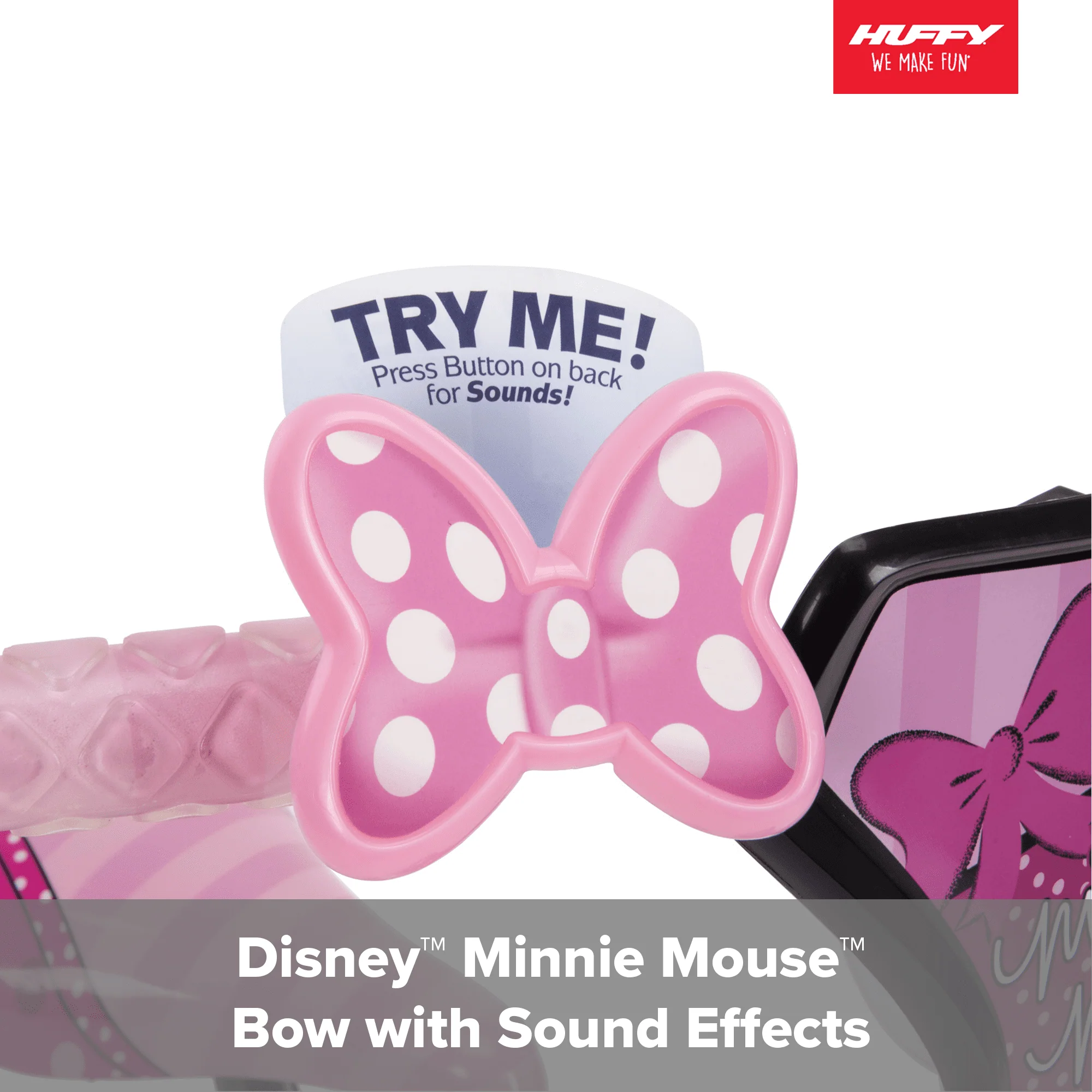 Disney 12 in. Minnie Mouse Bike with Training-Wheels for Girl's, Ages 2