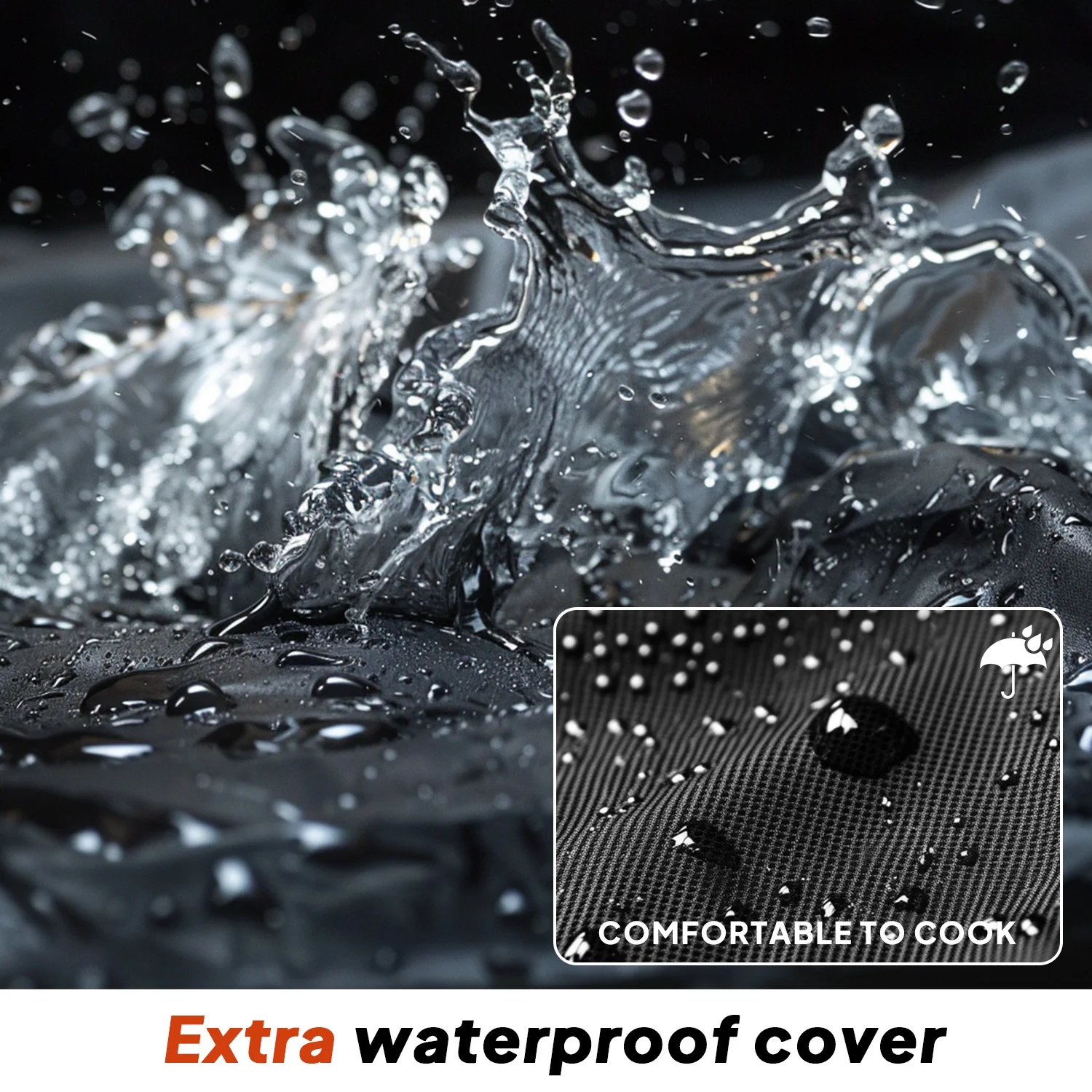 30QT Stainless Steel Turkey Fryer Kit, Stainless Steel Stand with 55,000BTU Propane Burner Stove, Waterproof Cover & Skimmer, Turkey Deep Fryer Pot, Outdoor Fish Fryer, Crawfish Boiler