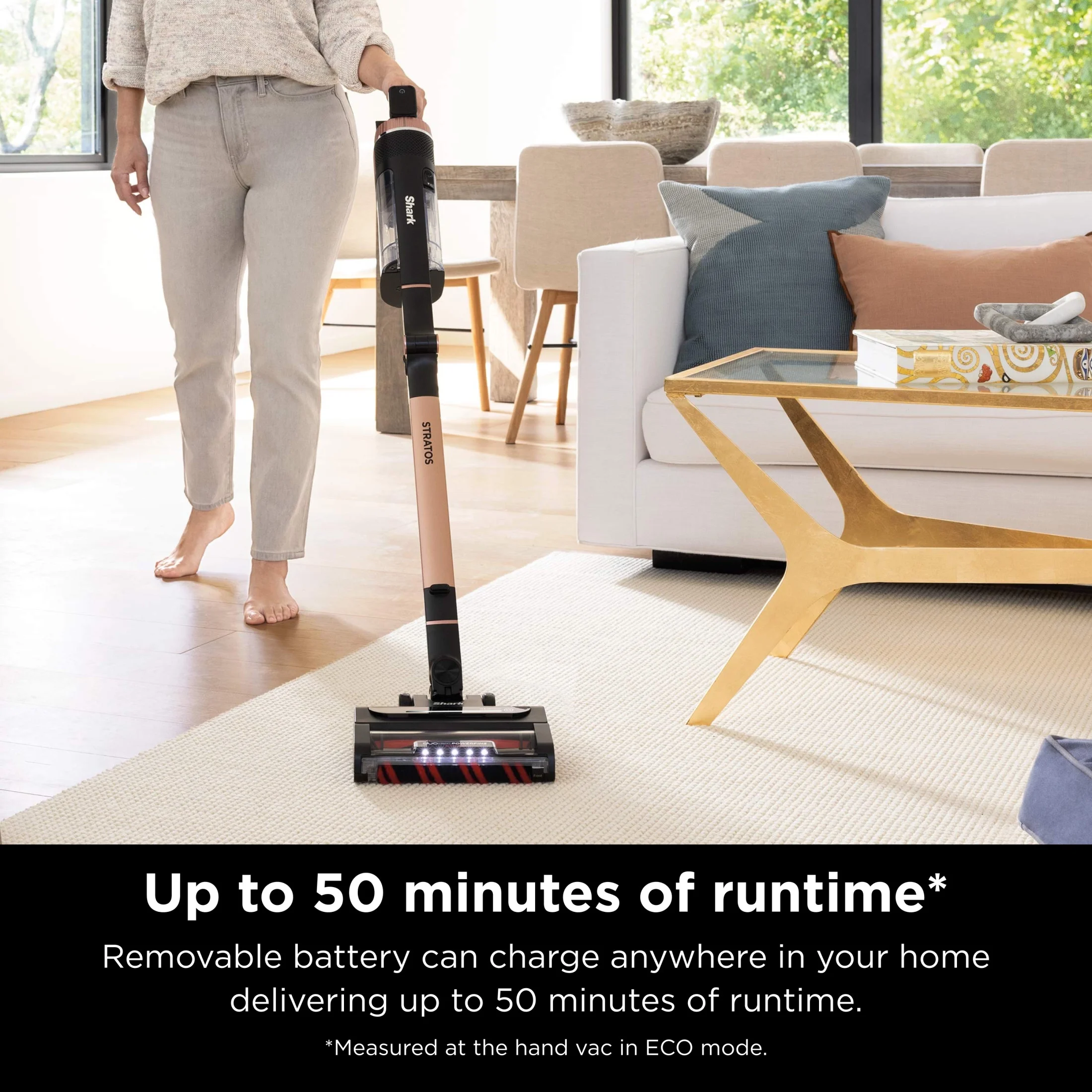 Shark Stratos Cordless Stick Vacuum Cleaner with Clean Sense IQ & DuoClean PowerFins HairPro MultiFLEX, IZ840H