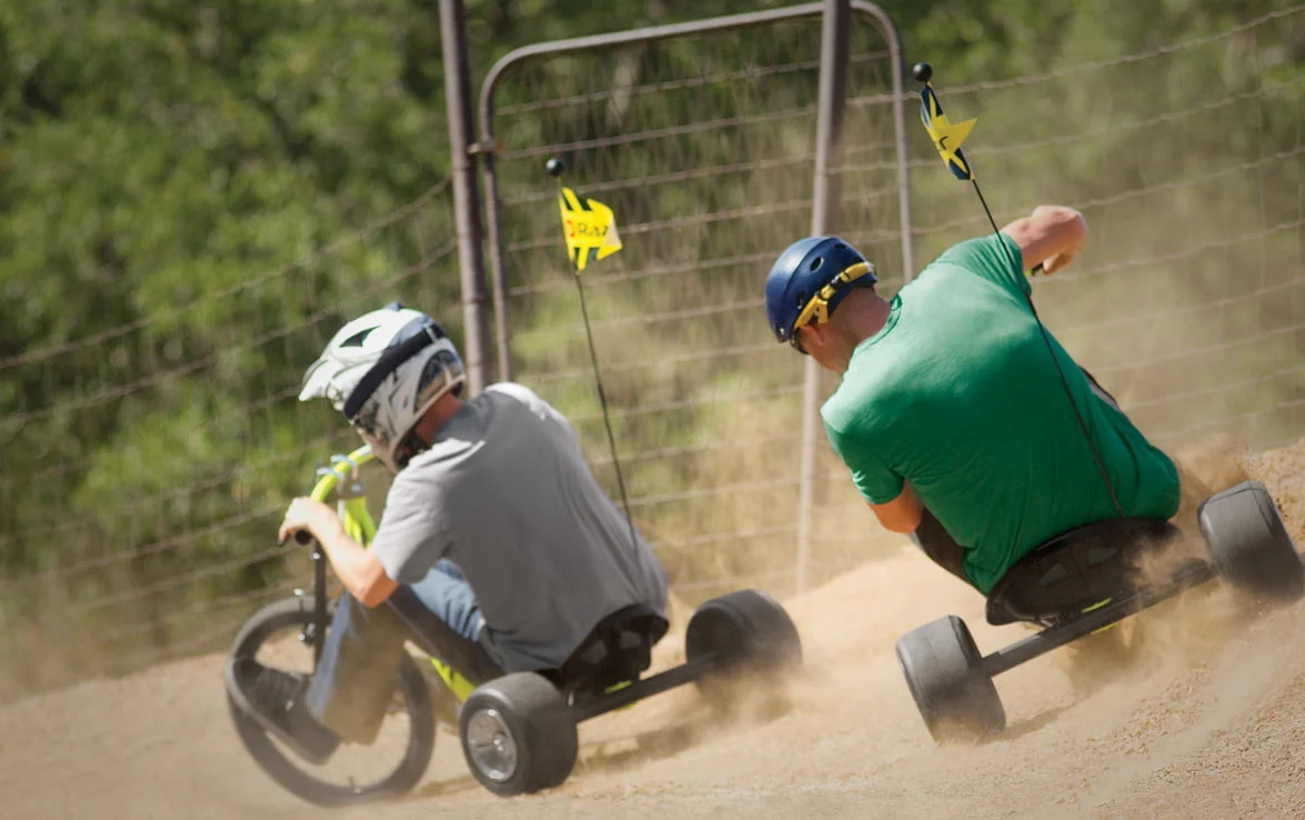 Razor DXT Drift Trike - Black/Yellow, Steel Frame and Moto Style, Tricycle, Construction, 3-Wheeled Drifting Ride On Tricycle for Teens and Adults, Unisex