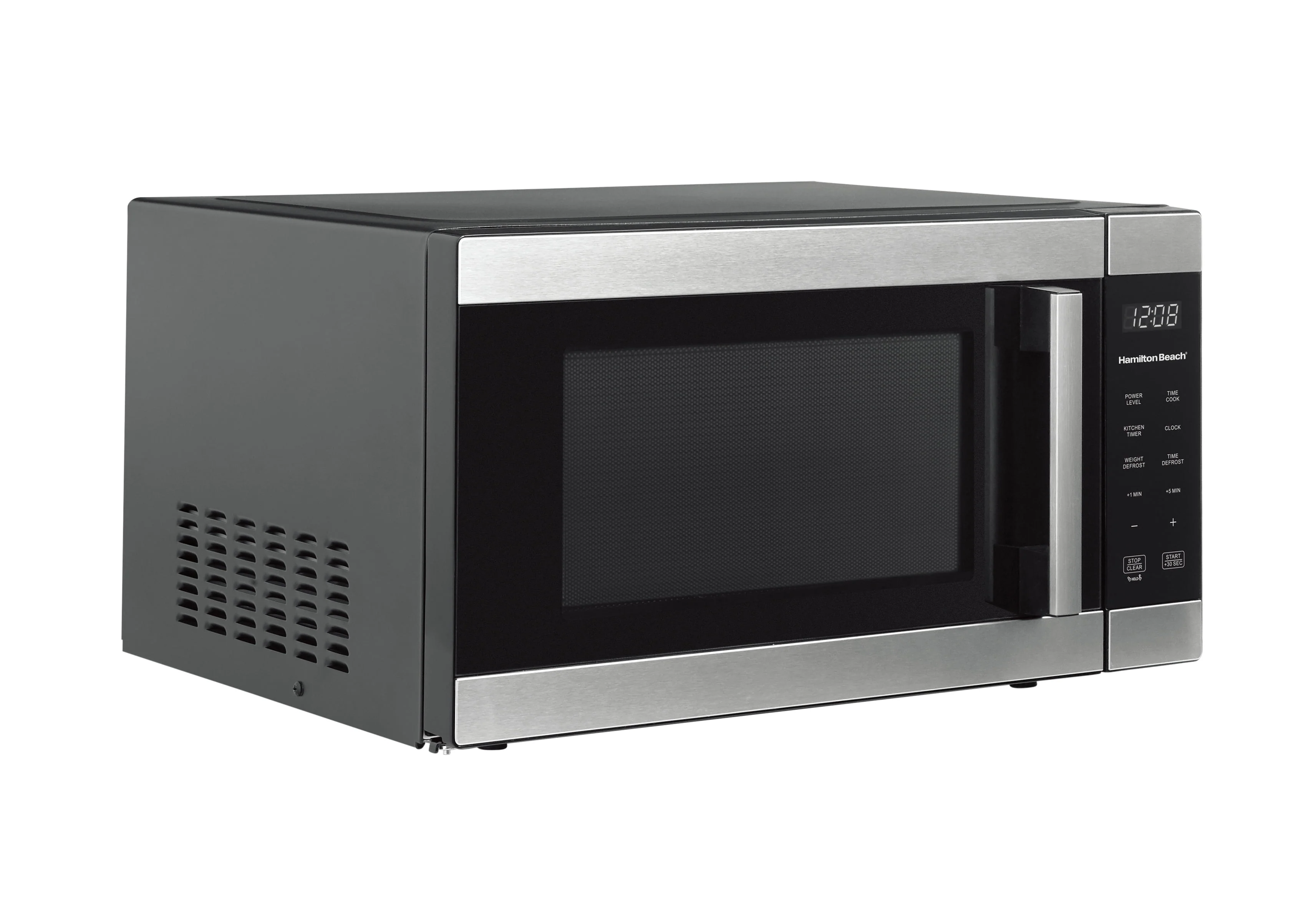 Hamilton Beach 1.6 cu ft Sensor Cook Countertop Microwave Oven in Stainless Steel