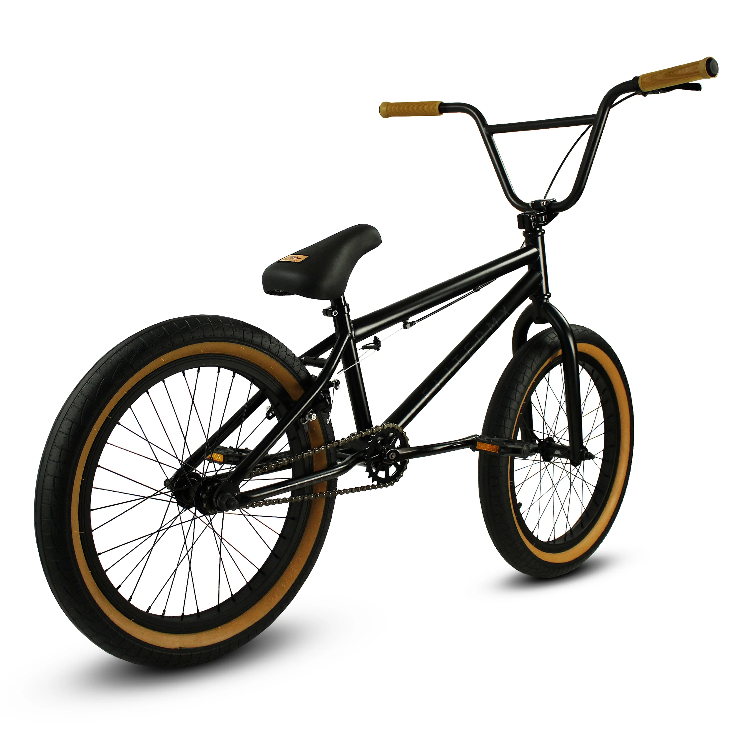 Elite BMX Bicycle 20�� Freestyle Bike - Stealth Blue Purple Ideal for Ages 7 to 18 Years