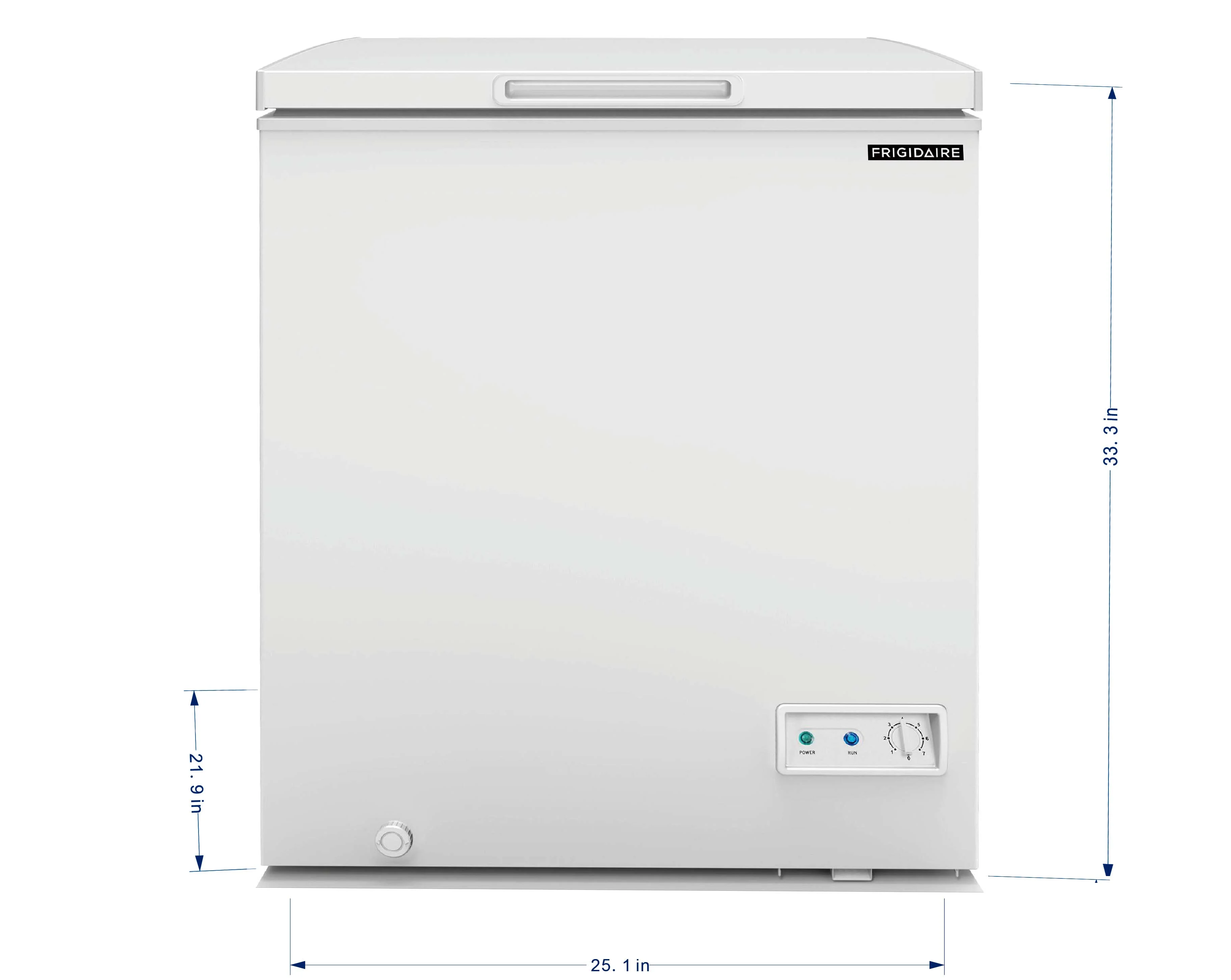 Frigidaire 5.0 Cu. ft. Chest Freezer, White , EFRF5003