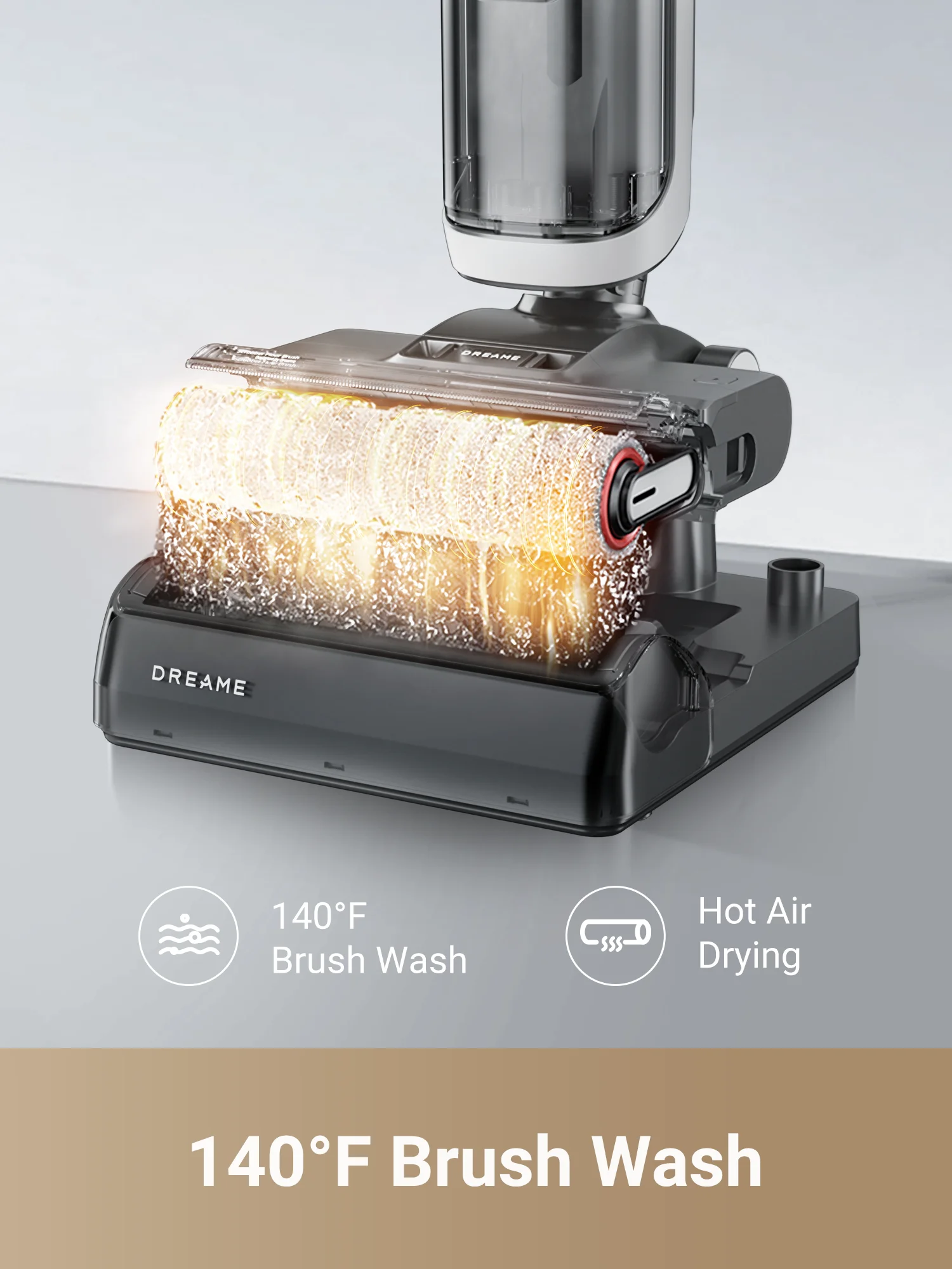 Dreame H12 Pro 900ml, 300W HP Wet Dry Vacuum Cleaner for Hard Floors with Accessories Included