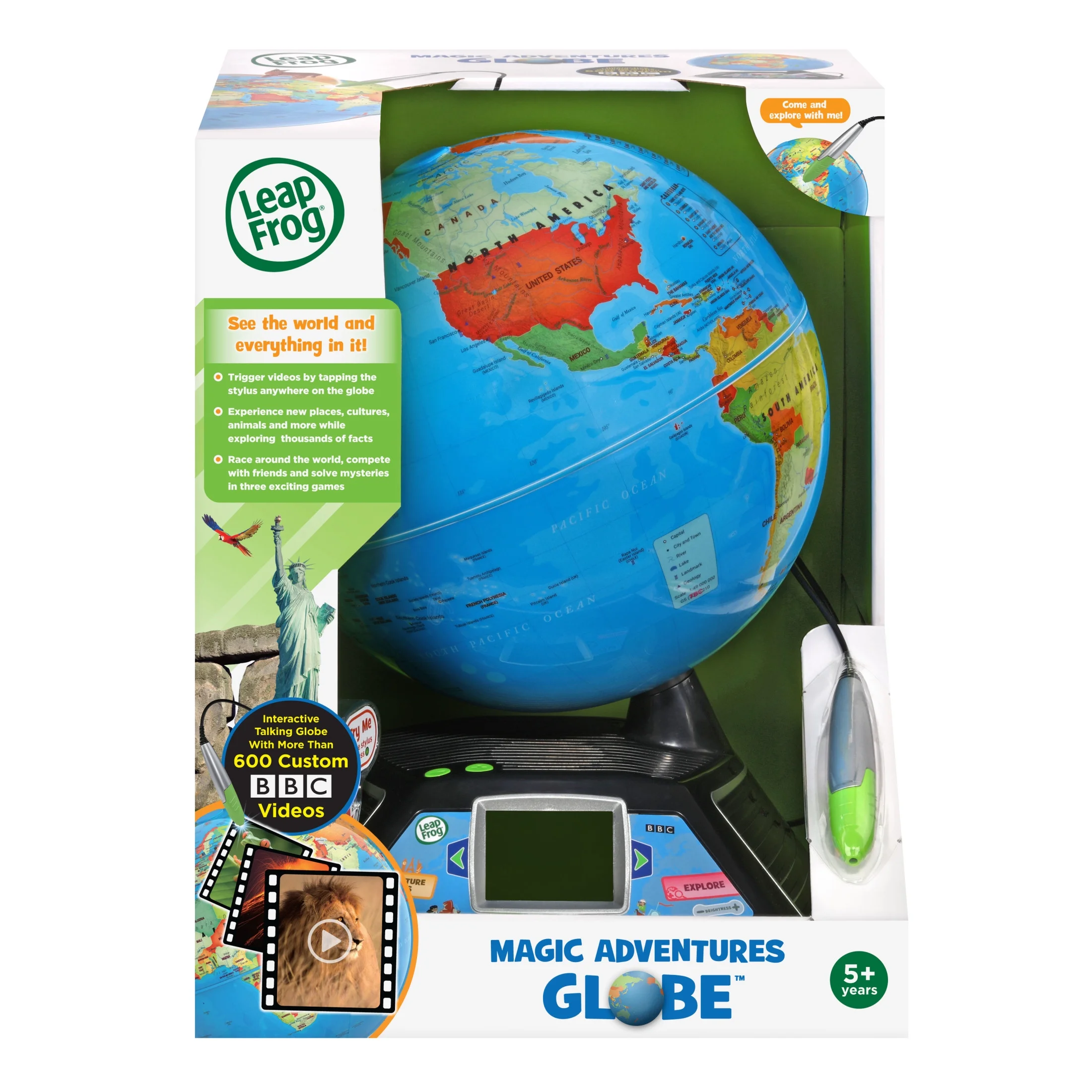 LeapFrog Magic Adventures Globe with Accessories, Baby and Toddler Toys