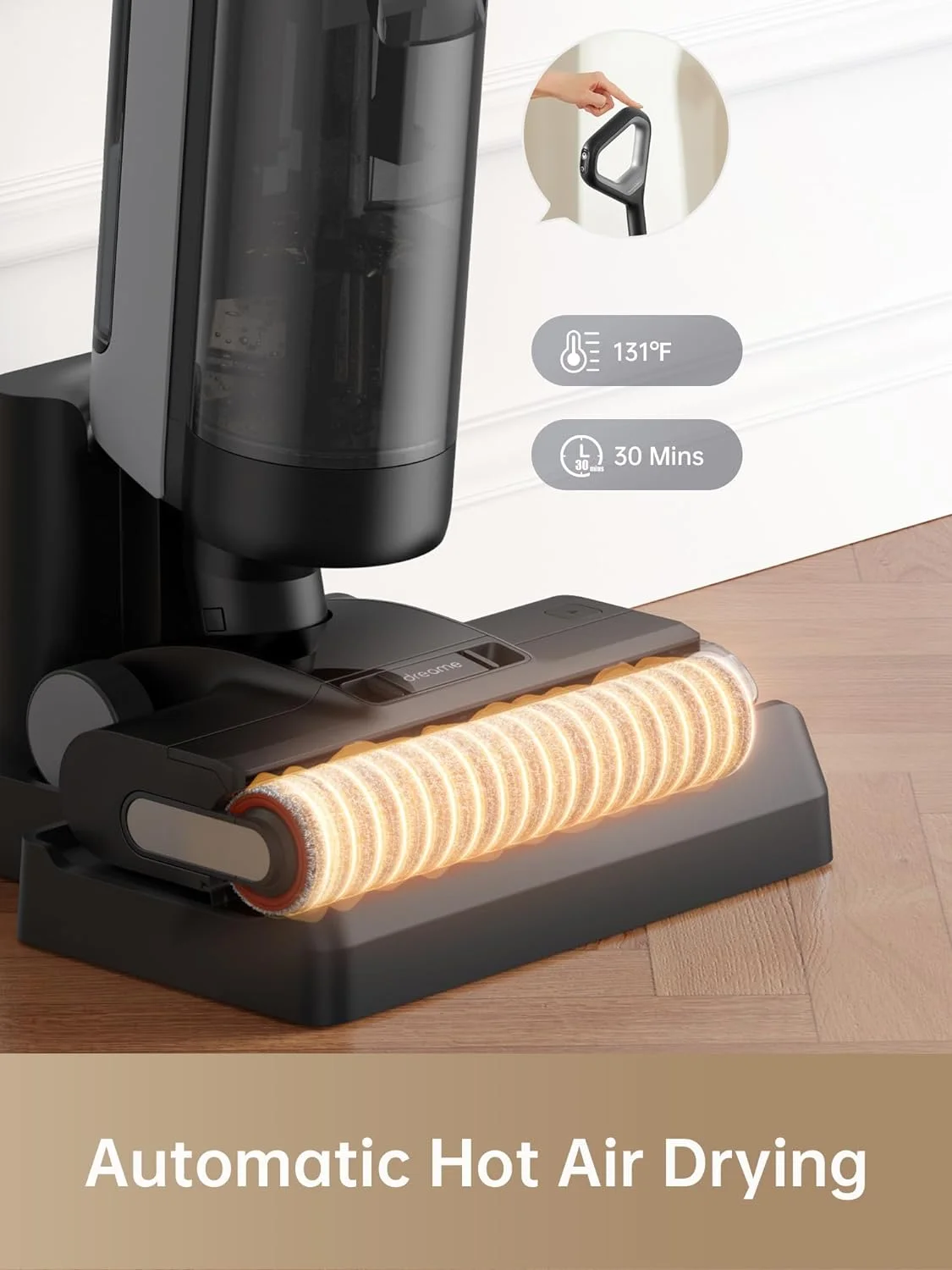 Dreame H12 Pro 900ml, 300W HP Wet Dry Vacuum Cleaner for Hard Floors with Accessories Included