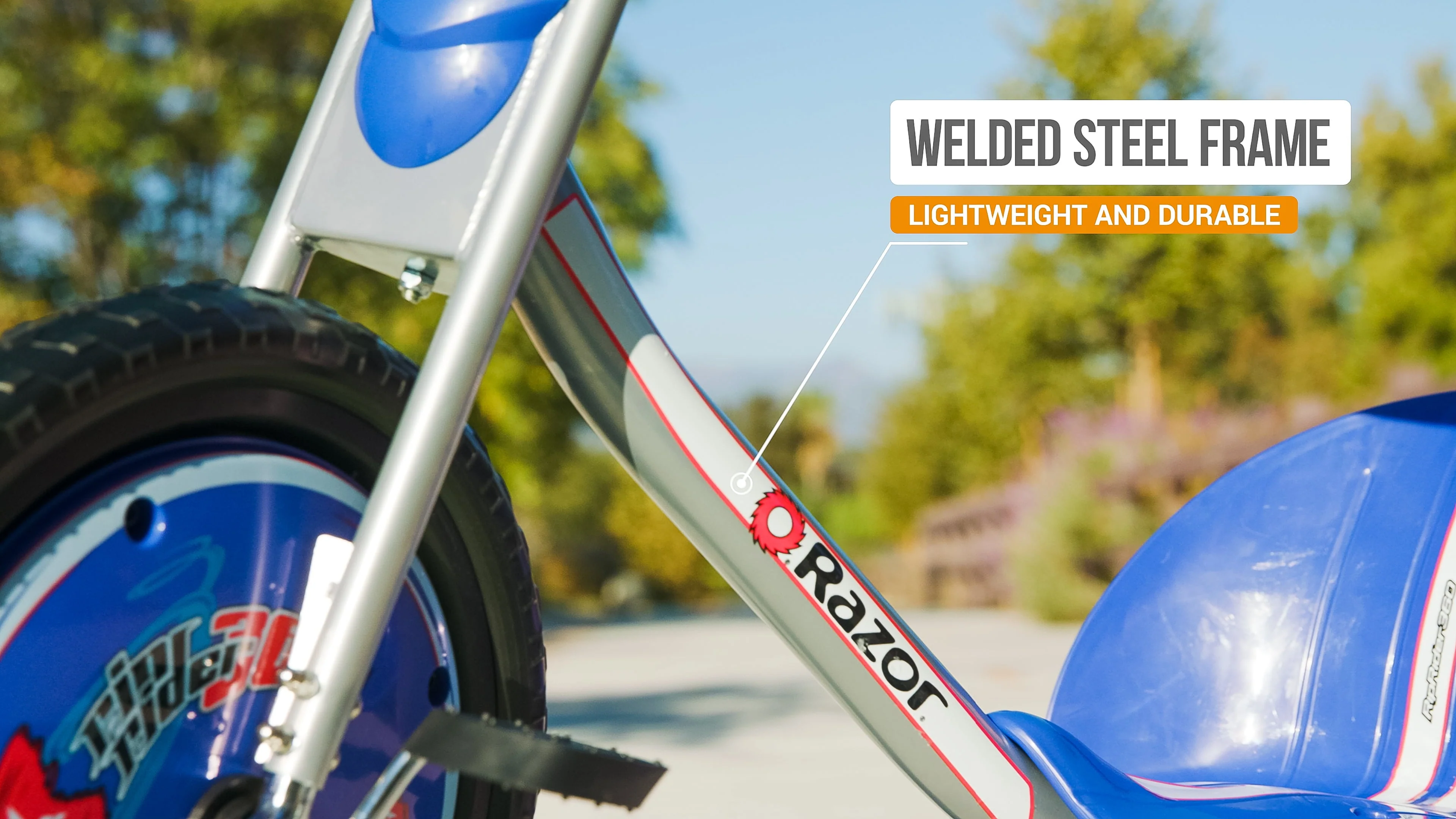 Razor RipRider 360 Drift Trike - Blue, 16