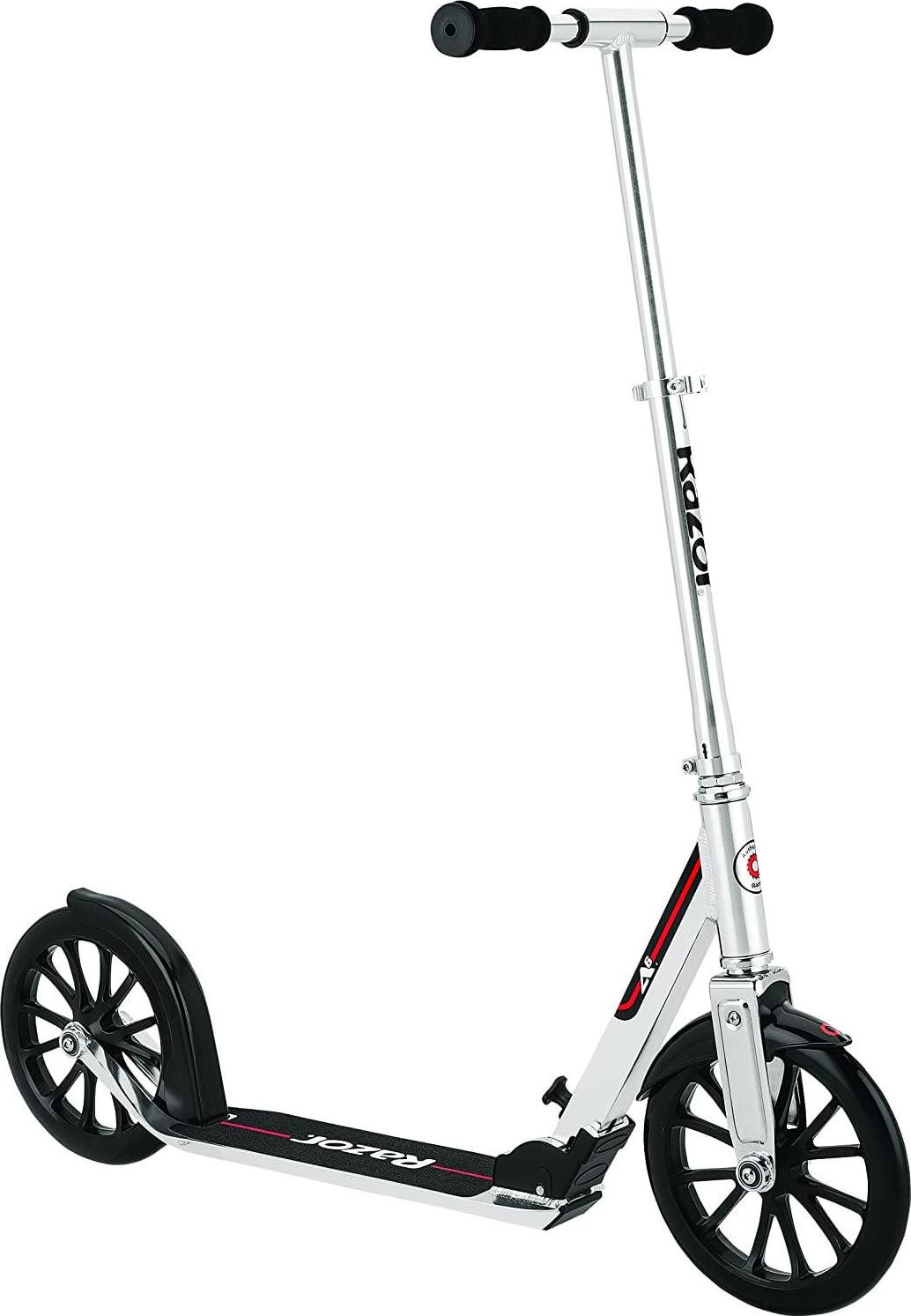 Razor A6 Kick Scooter - 10″ Wheels. Anodized Aluminum. Foldable. Lightweight. for Teen & Adult