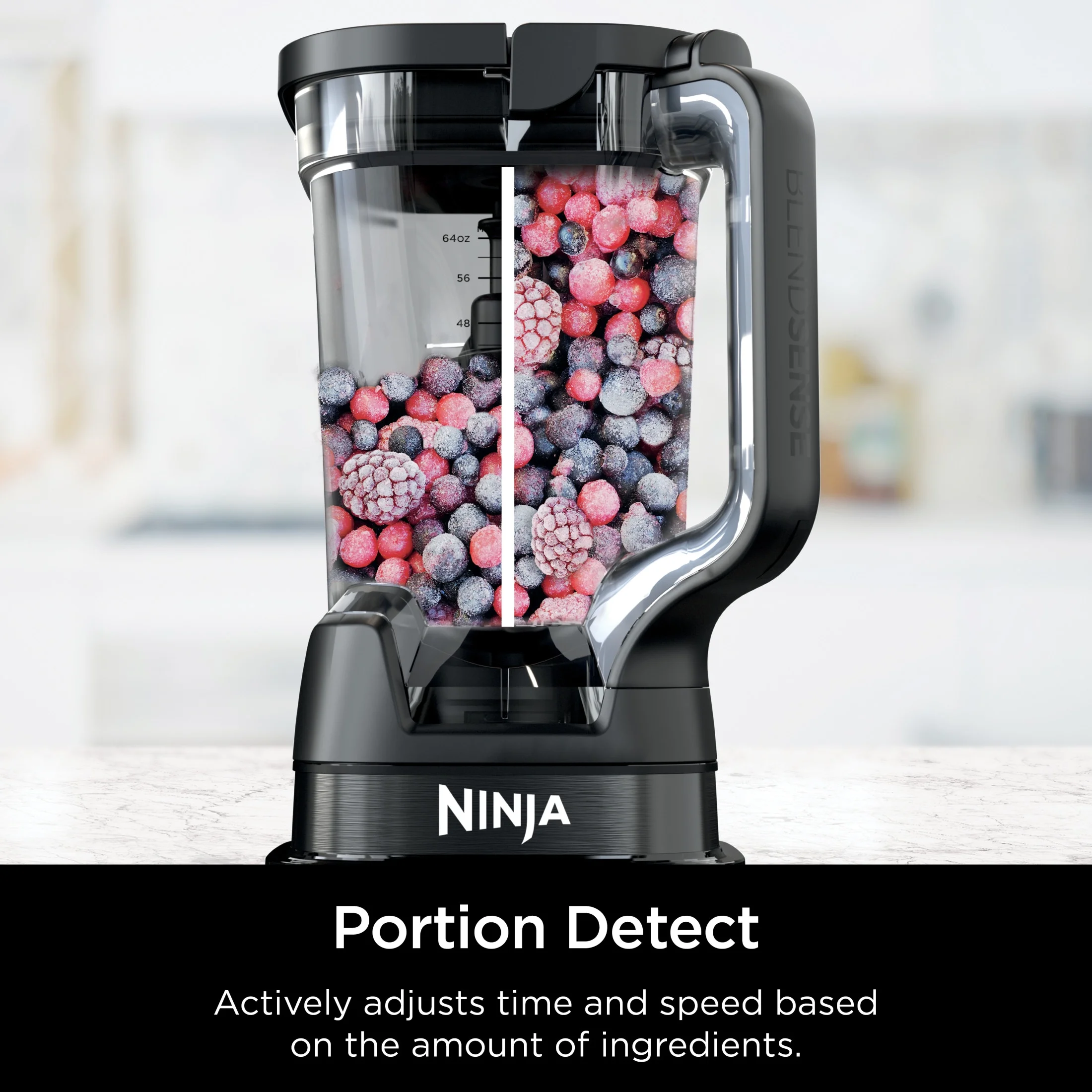 Ninja Detect Kitchen System Power Blender + Processor with Blend Sense Technology, Silver, TB400