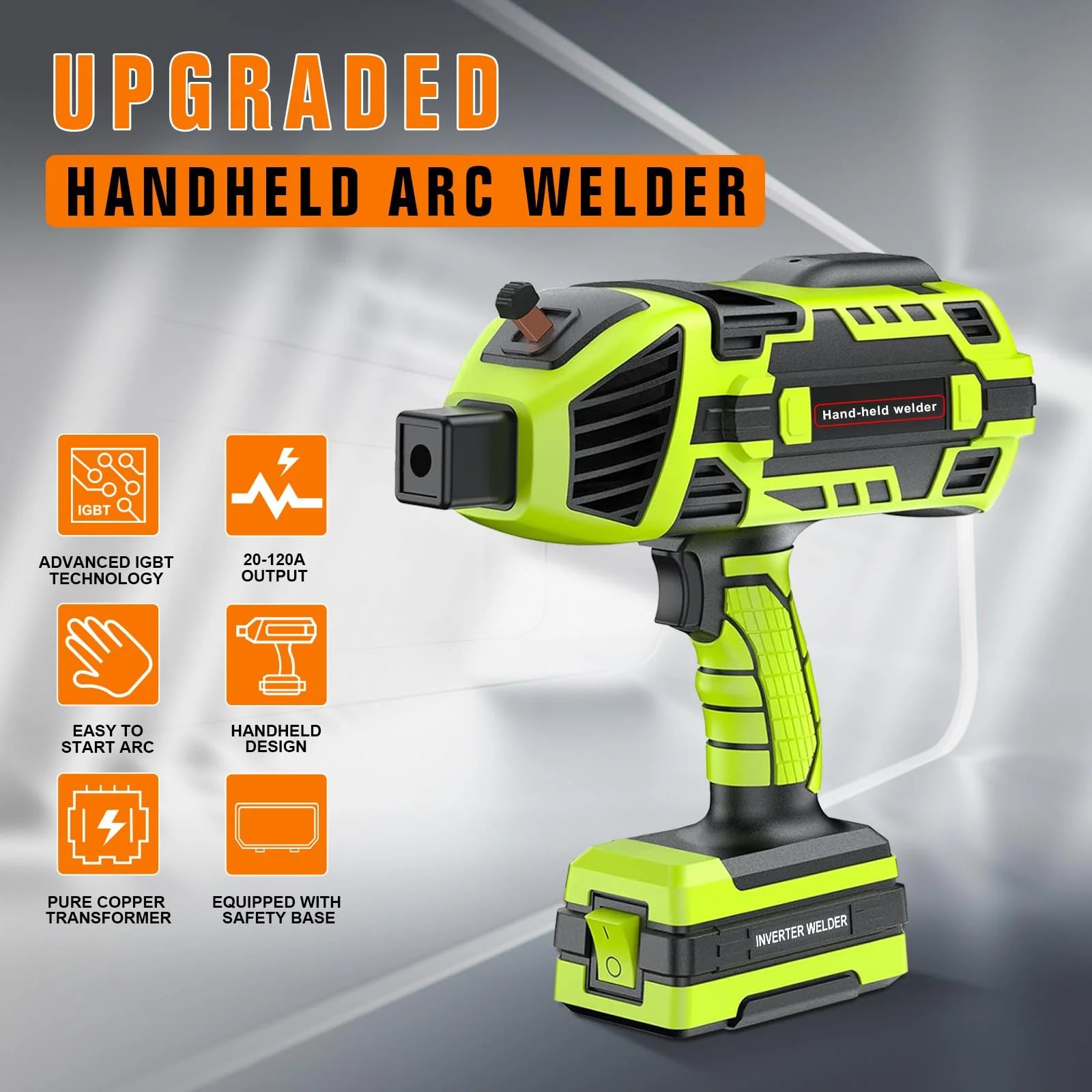 YesRight Handheld Welding Machine 110V 120Amp Portable ARC Welder with Digital Display