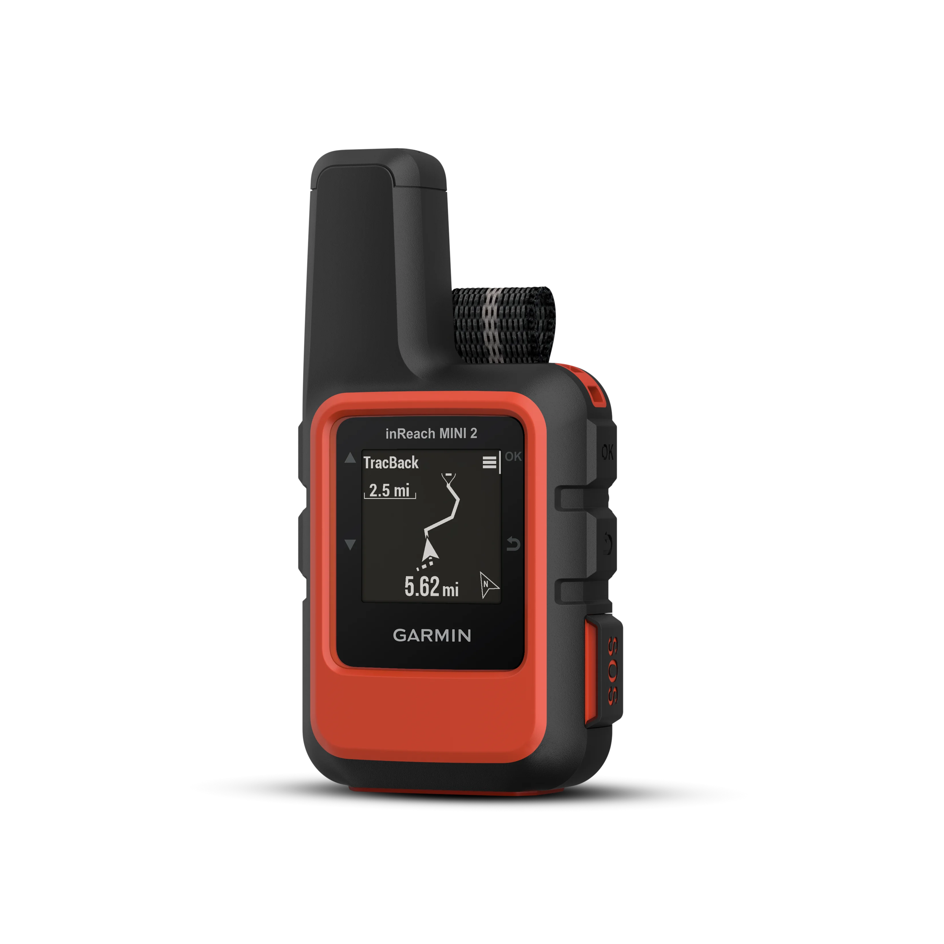 Garmin inReach Mini 2, Lightweight and Compact Satellite Communicator, Hiking Handheld, Orange