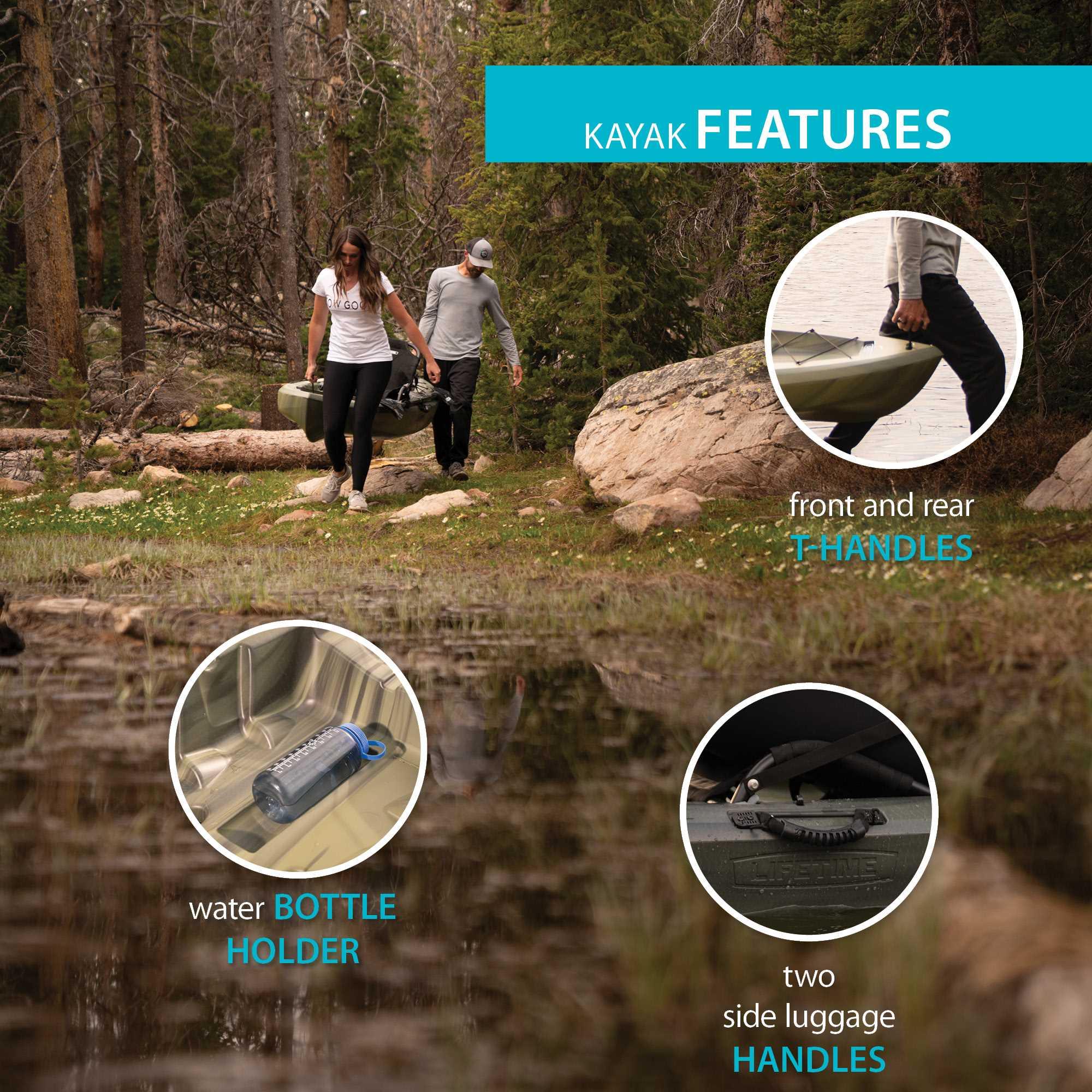 Lifetime Kenai Pro Angler 100 Kayak Moss Fusion - 91149